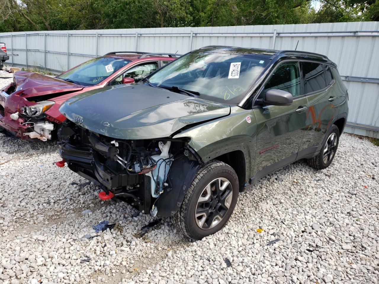 jeep compass 2018 3c4njddb0jt234729