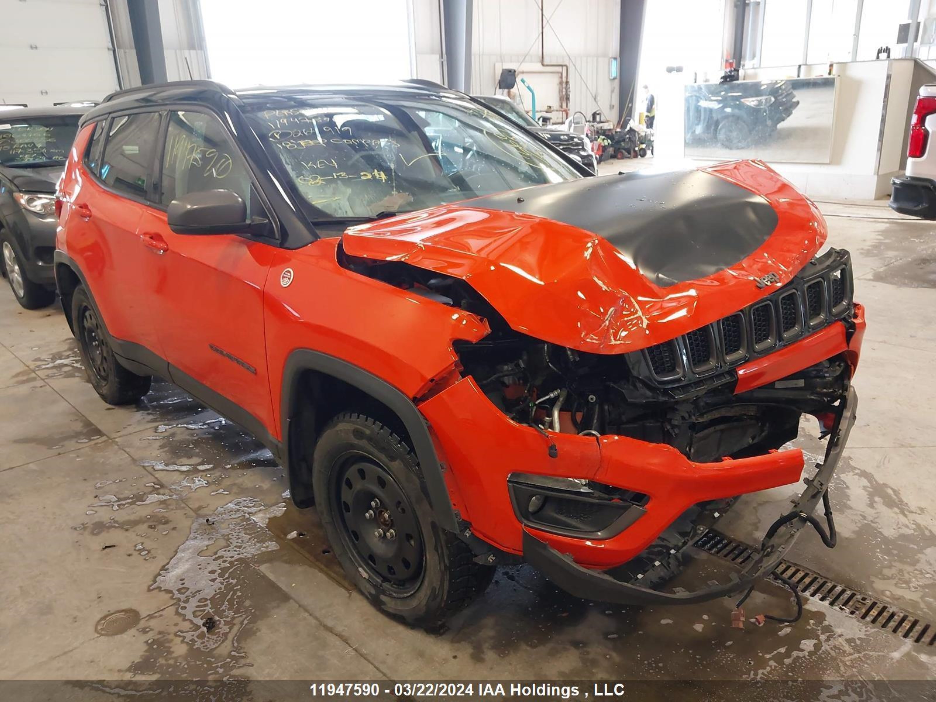 jeep compass 2018 3c4njddb1jt264919