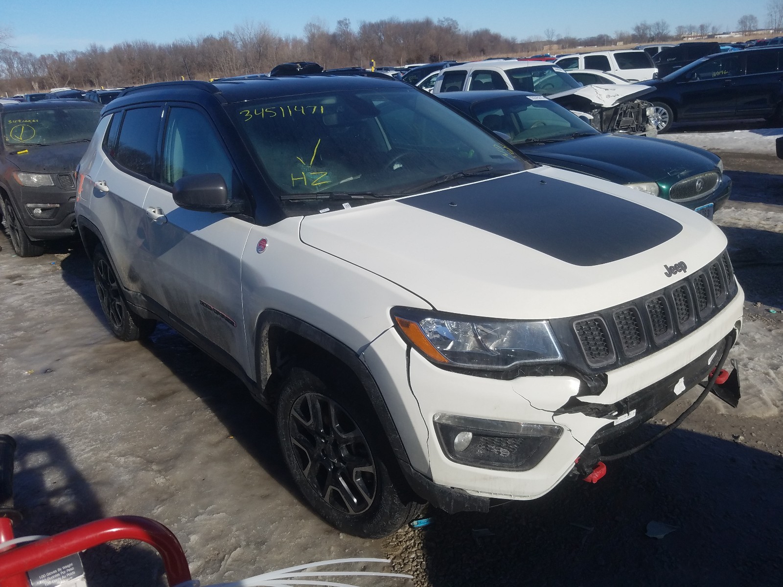 jeep compass tr 2019 3c4njddb9kt721266