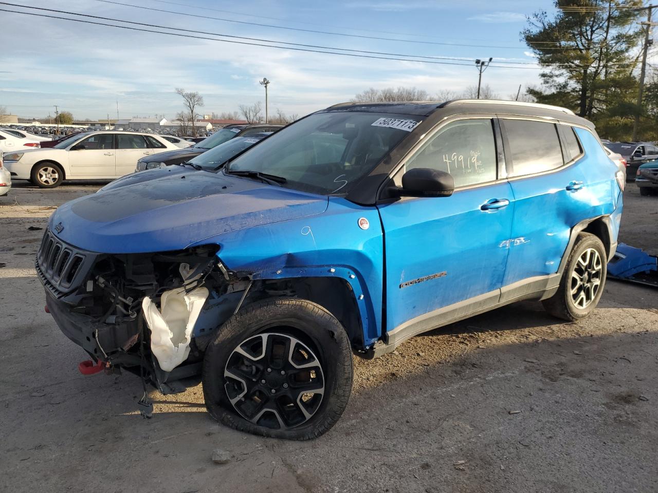 jeep compass 2021 3c4njddb9mt557763