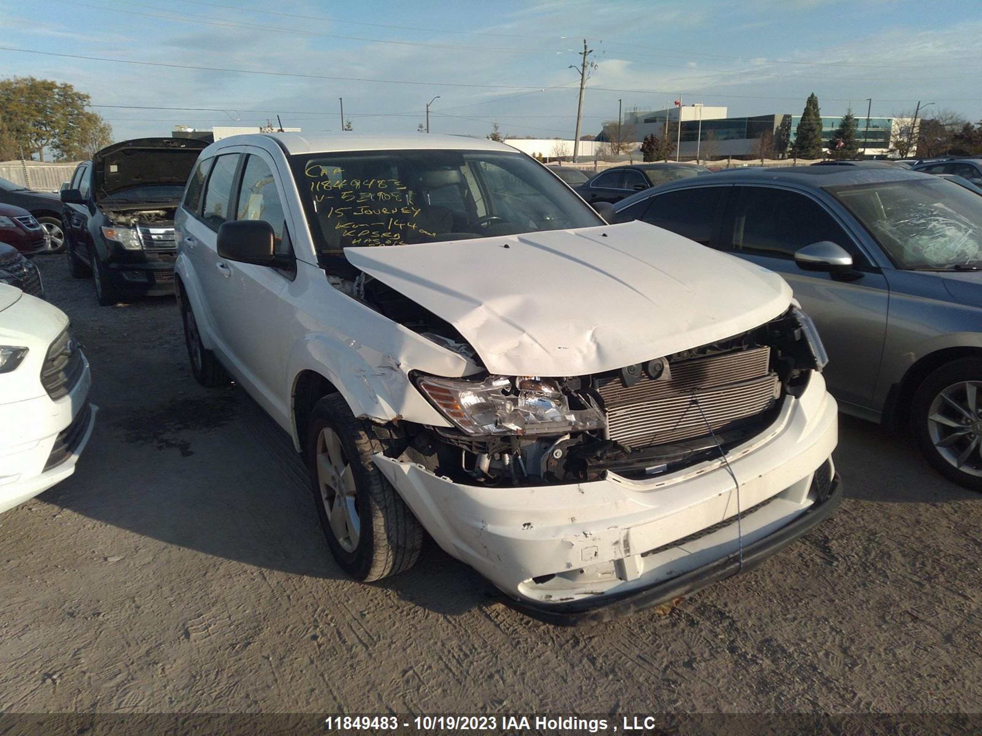 dodge journey 2015 3c4pdcab6ft529887