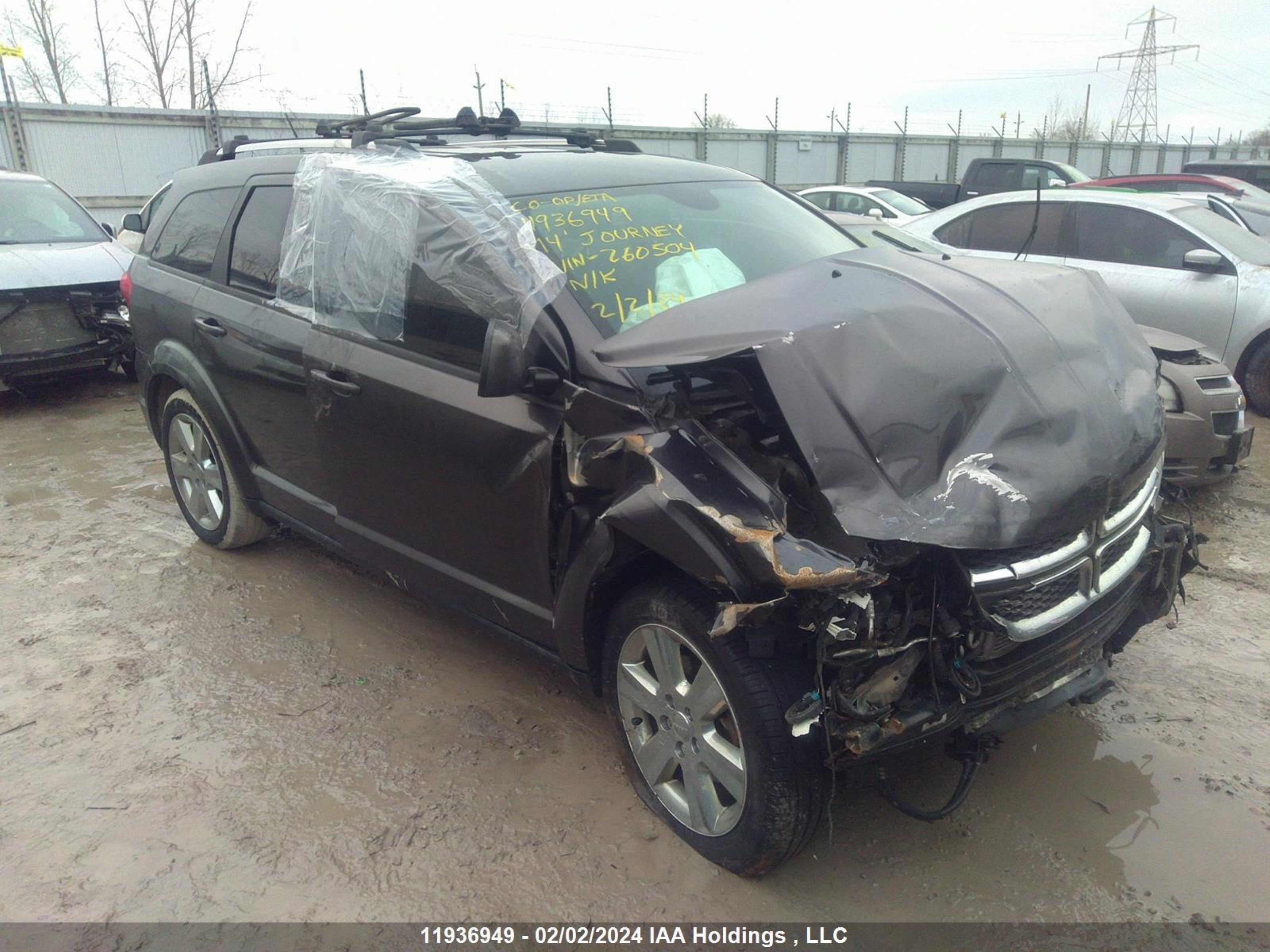 dodge journey 2014 3c4pdccg0et260504