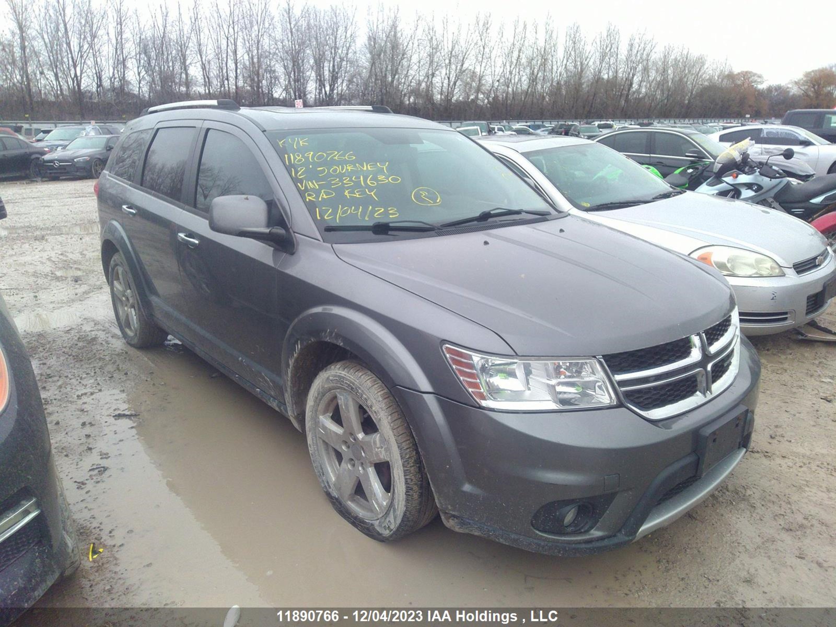 dodge journey 2012 3c4pddfg5ct334630