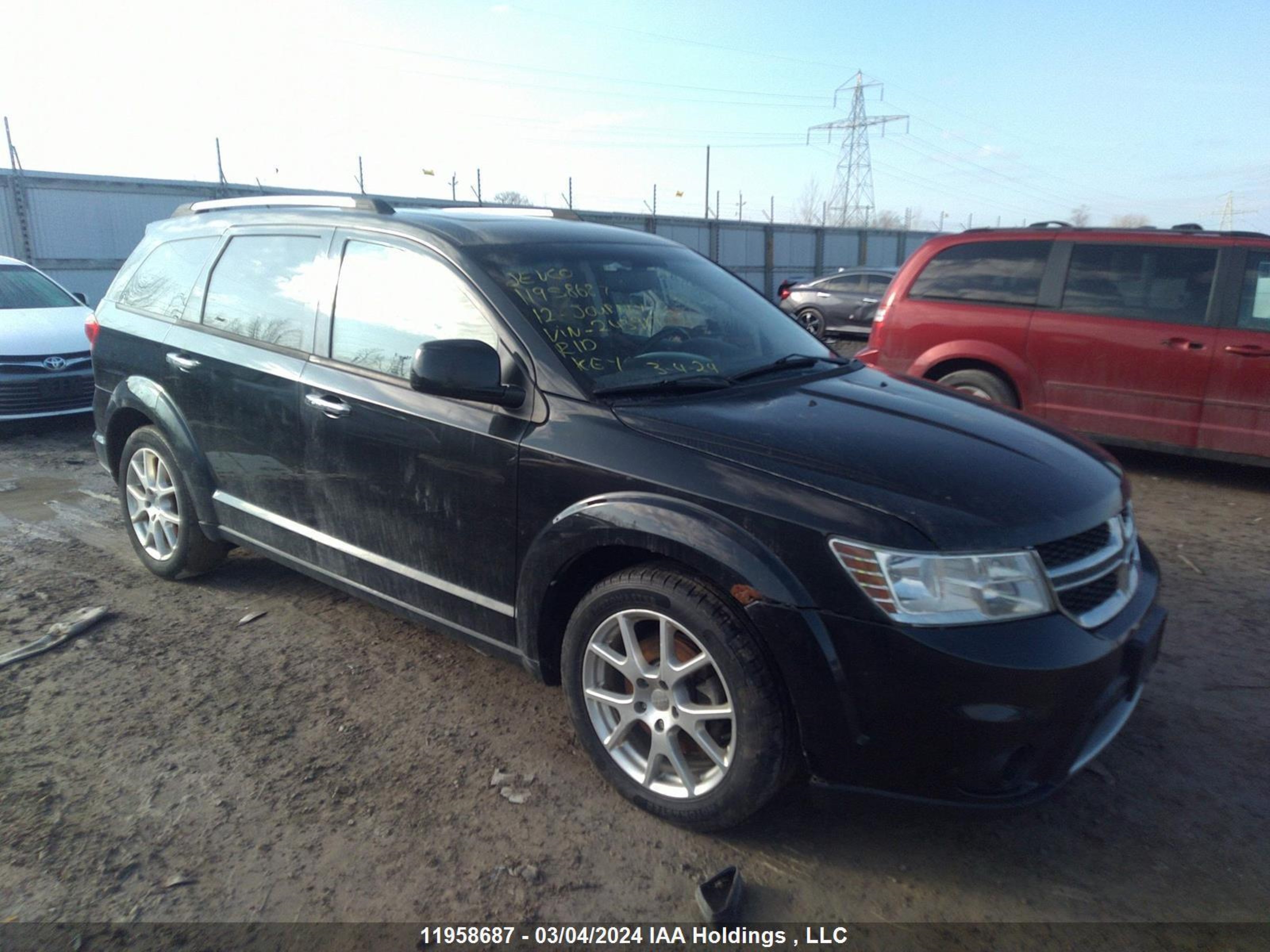 dodge journey 2012 3c4pddfg8ct243917