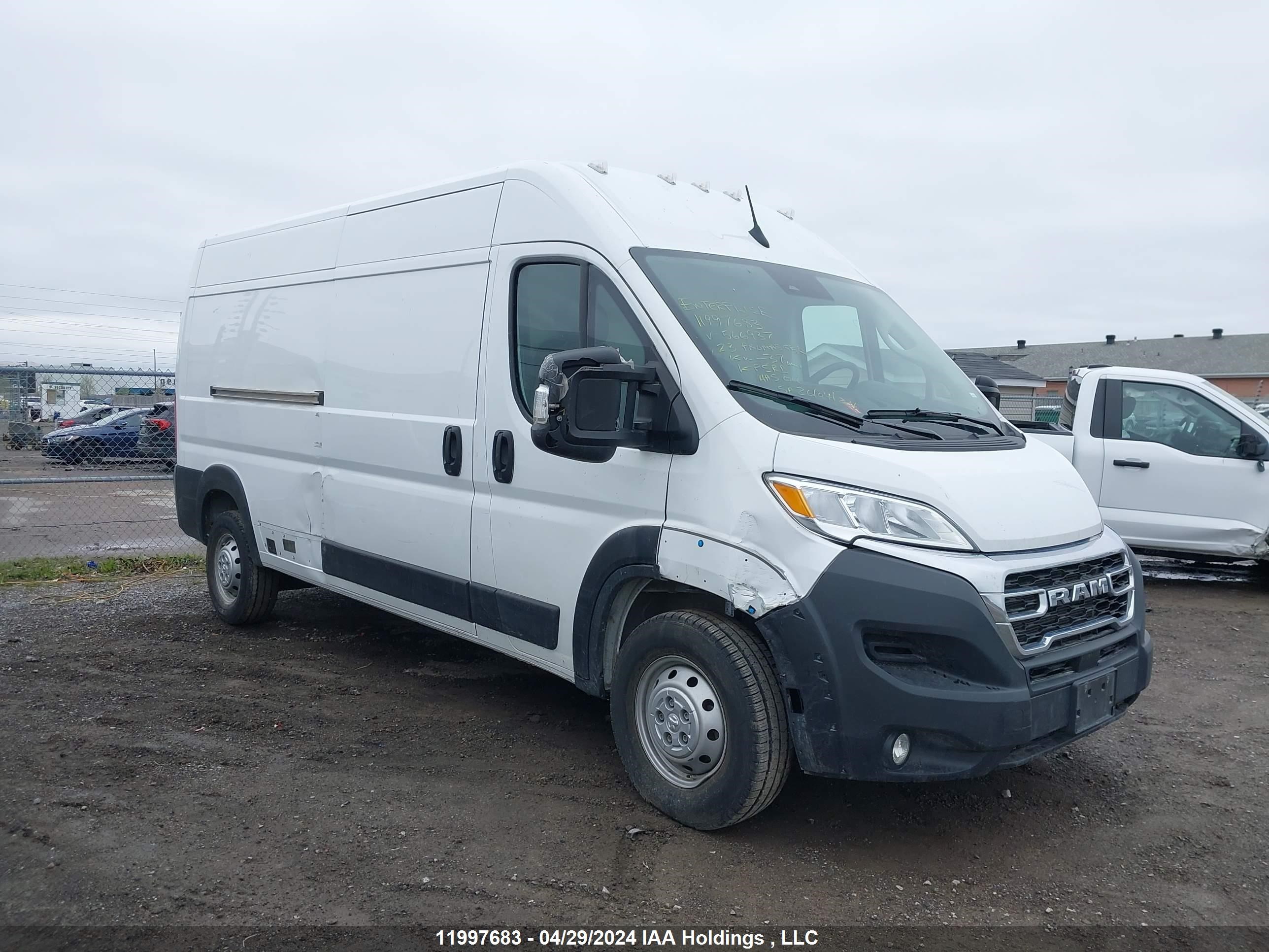 ram promaster 2023 3c6lrvdg4pe566937