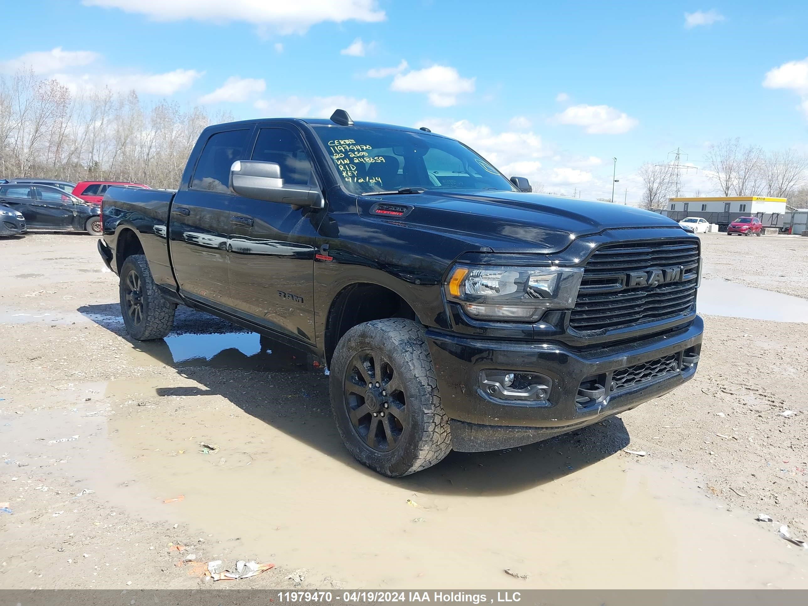 ram 2500 2020 3c6ur5dl1lg248659