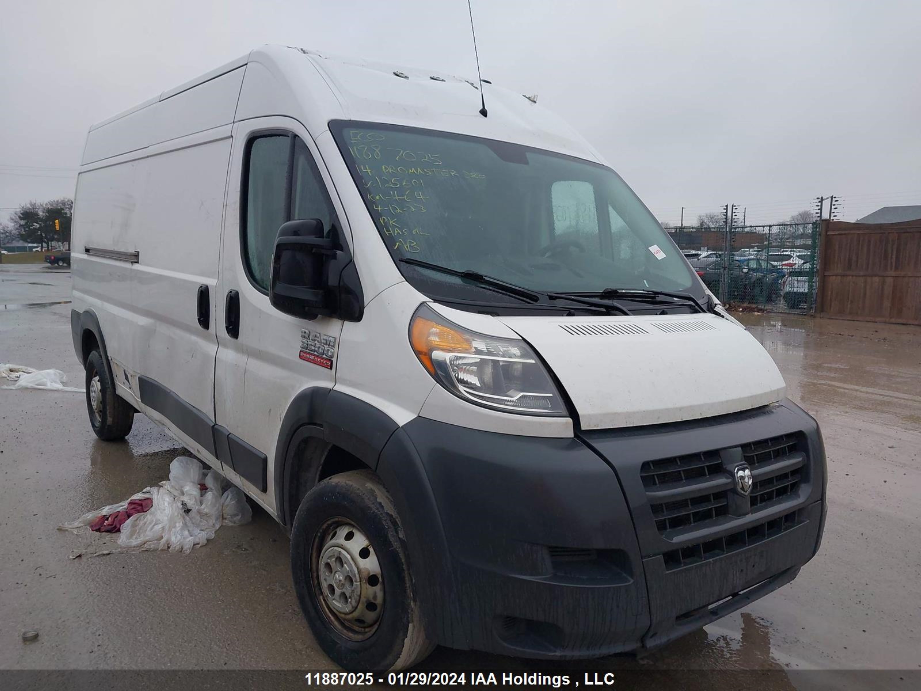 ram promaster 2014 3c6urvhg8ee125601