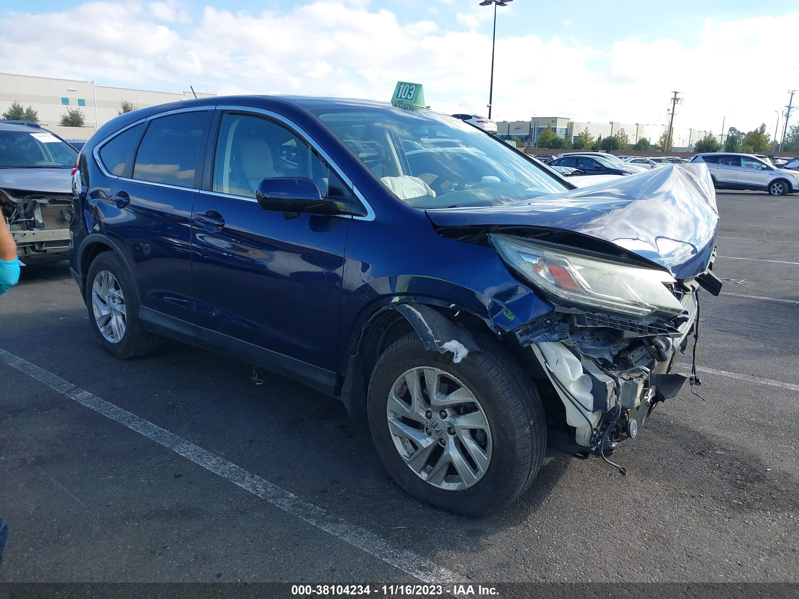 honda cr-v 2016 3czrm3h51gg715768