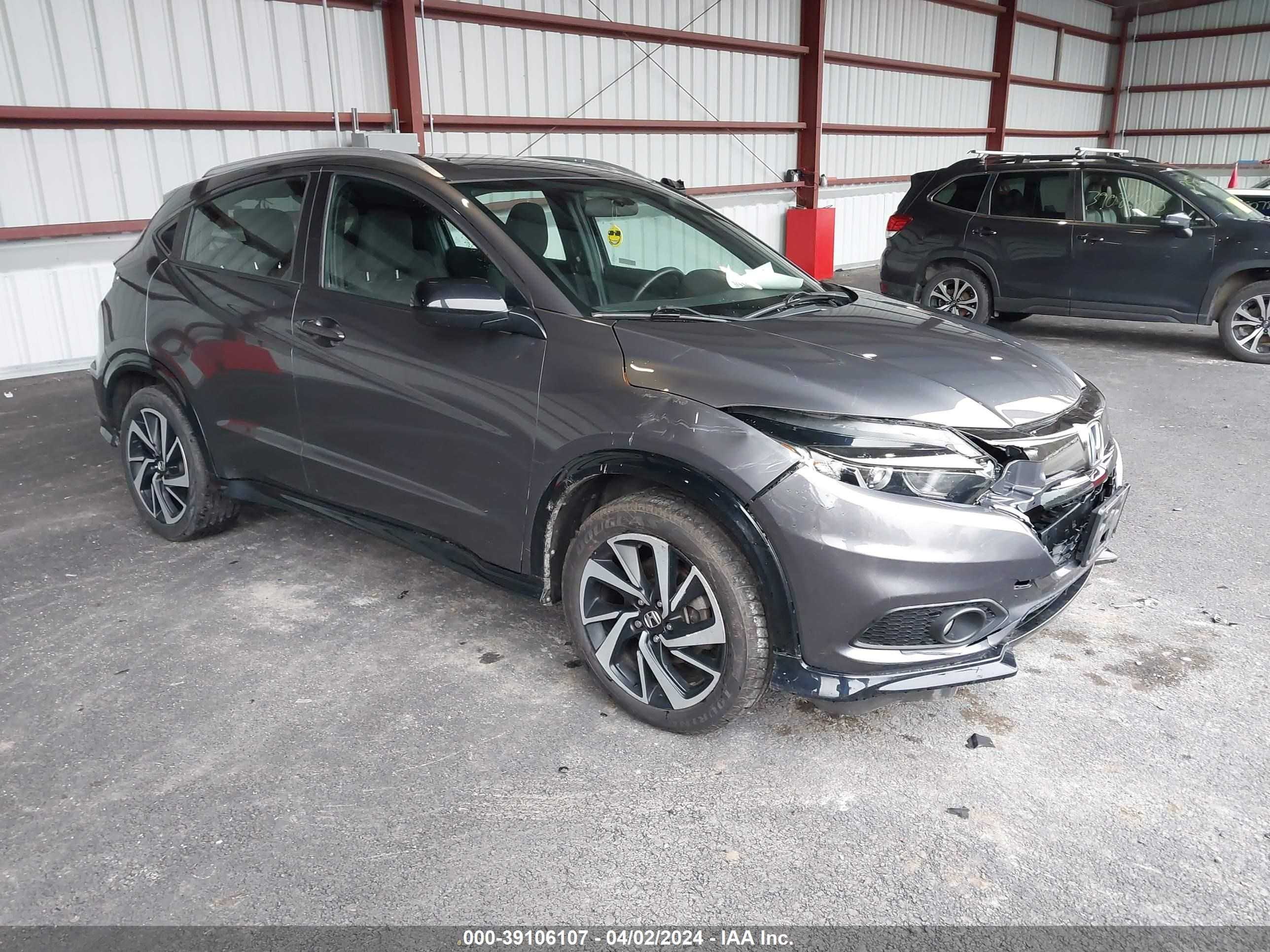 honda hr-v 2019 3czru6h12kg704382