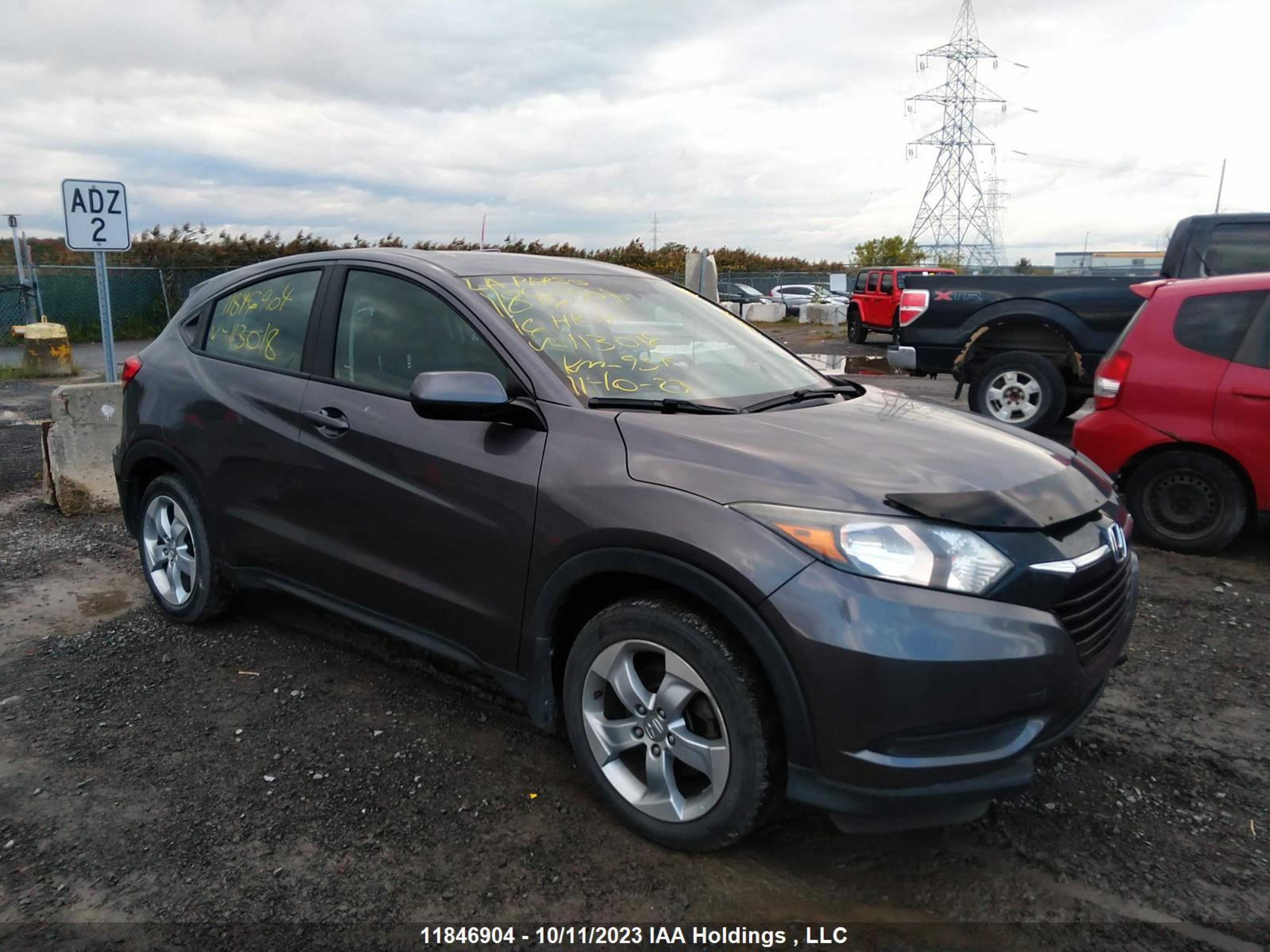 honda hr-v 2016 3czru6h33gm113018