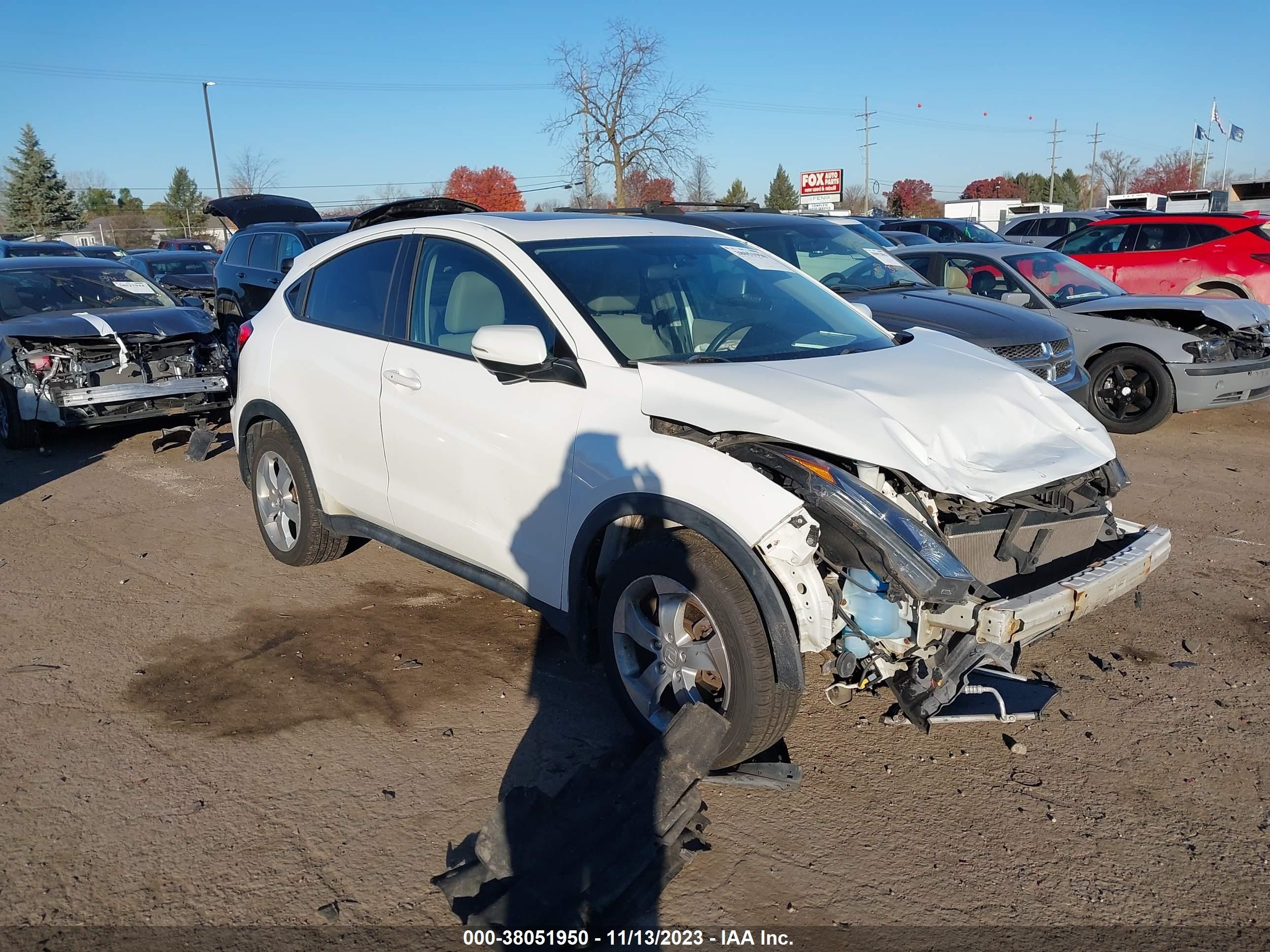 honda hr-v 2016 3czru6h51gm722366