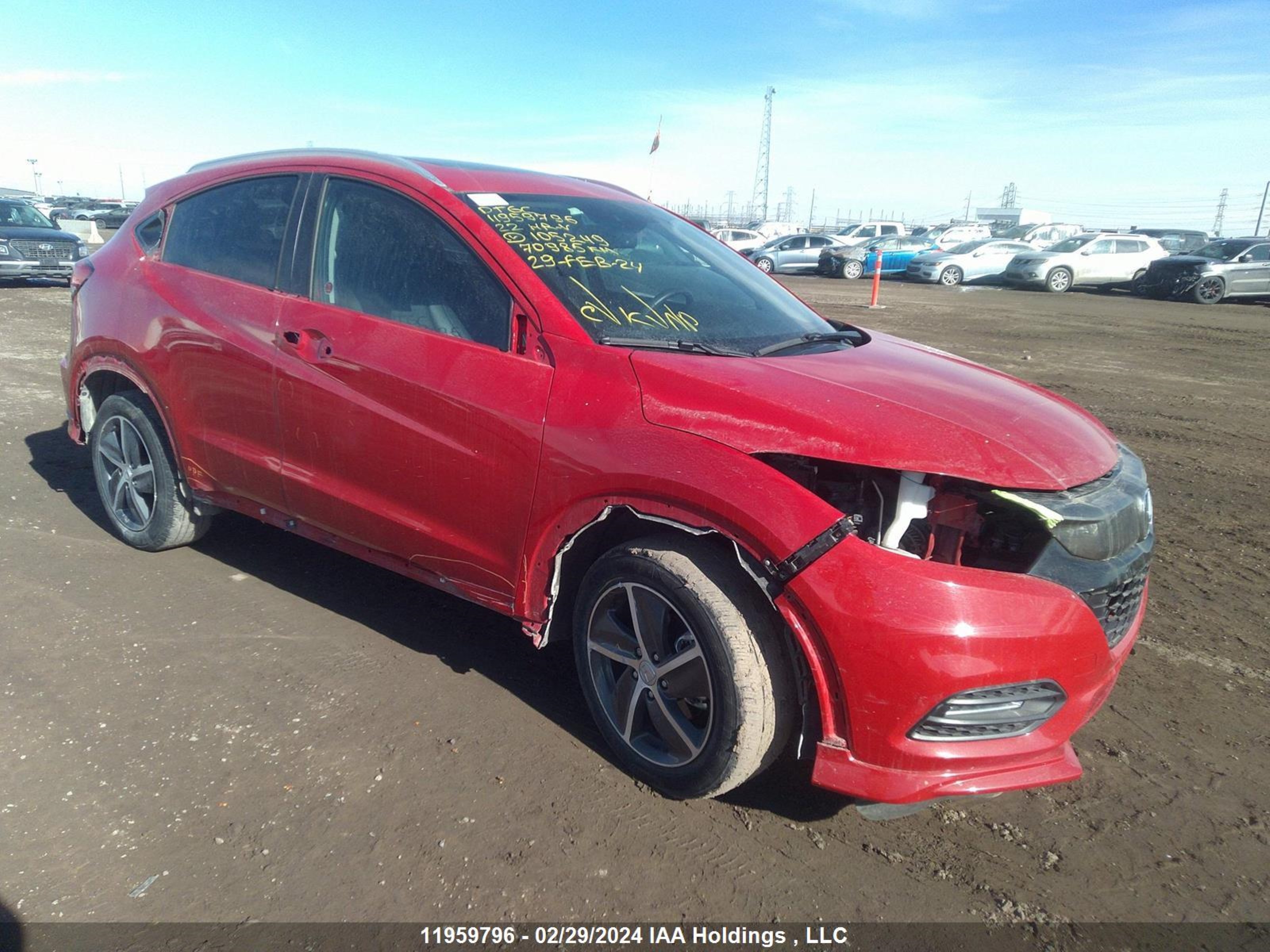 honda hr-v 2022 3czru6h92nm105249