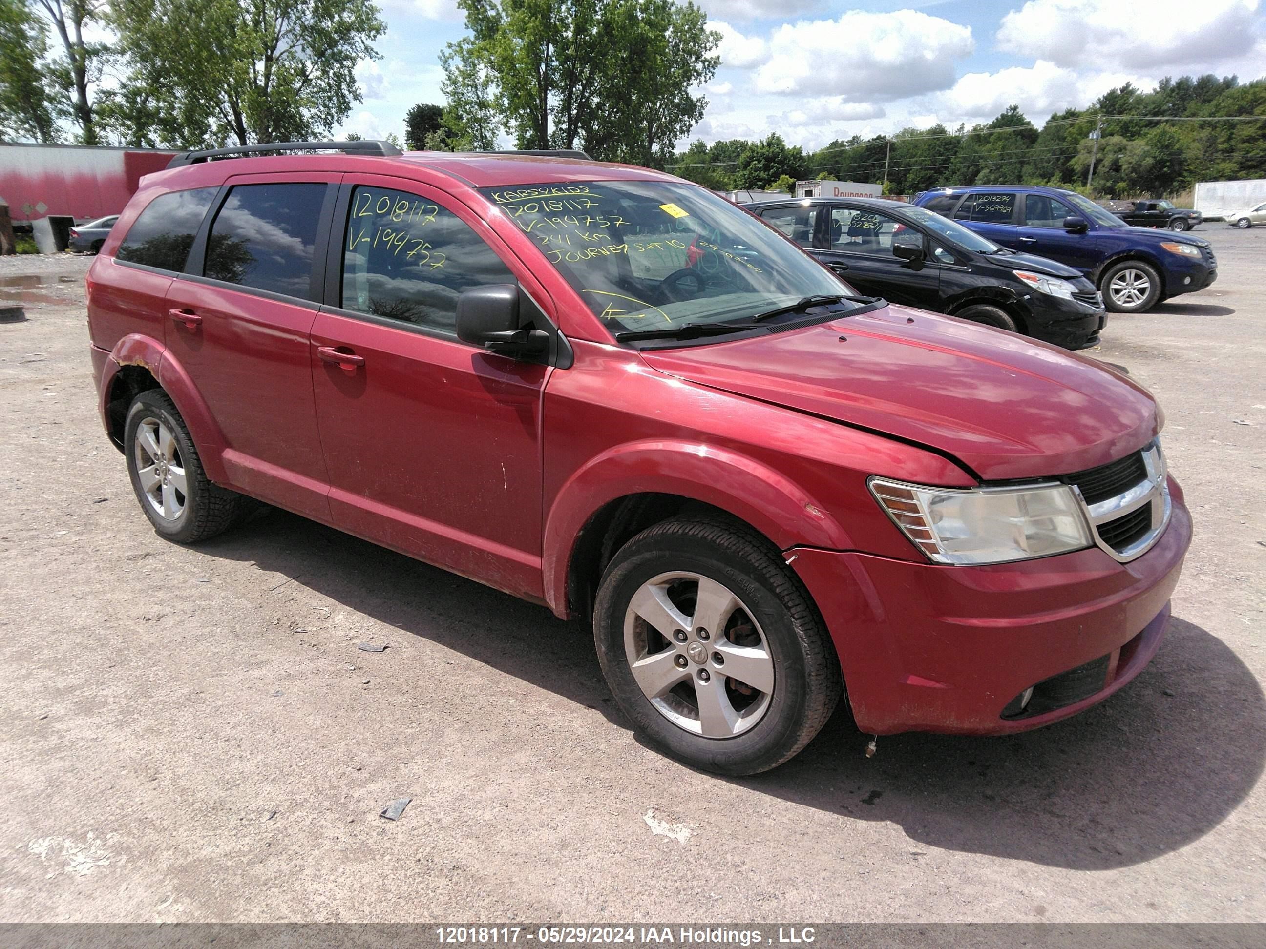 dodge journey 2010 3d4pg5fv2at194757