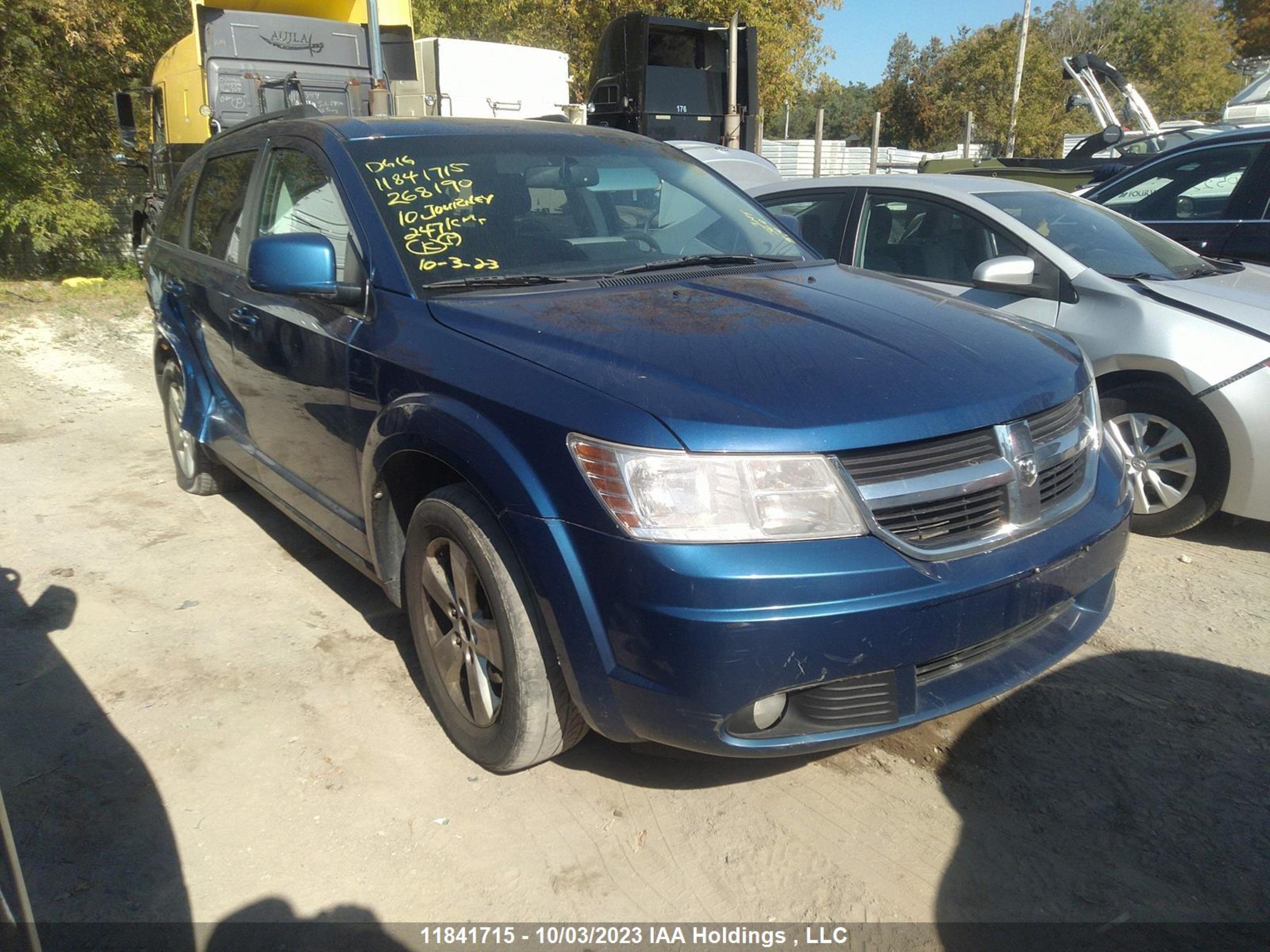 dodge journey 2010 3d4pg5fv7at268190