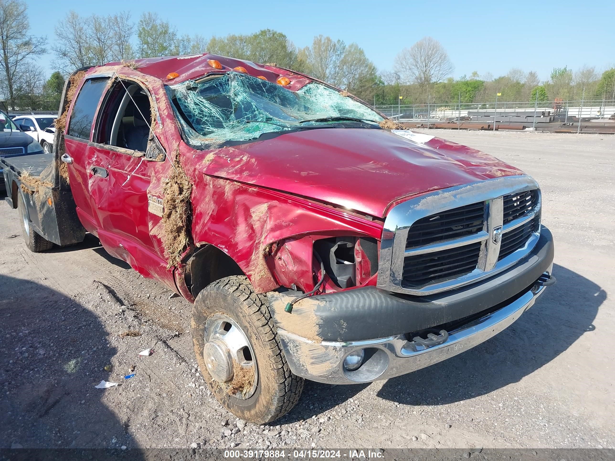 dodge ram 2007 3d6wh48a87g854760