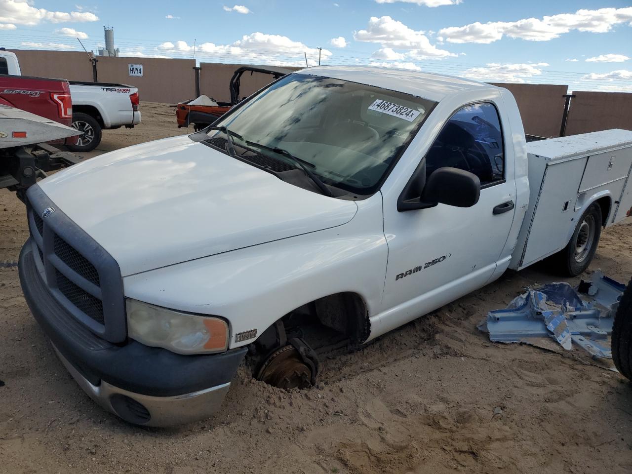 dodge ram 2005 3d6wr26d35g831799