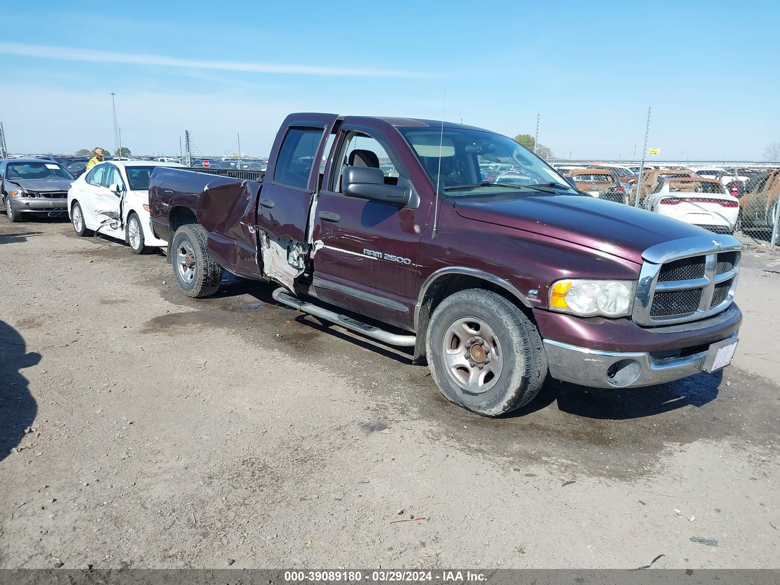 dodge ram 2004 3d7ka28c34g149669