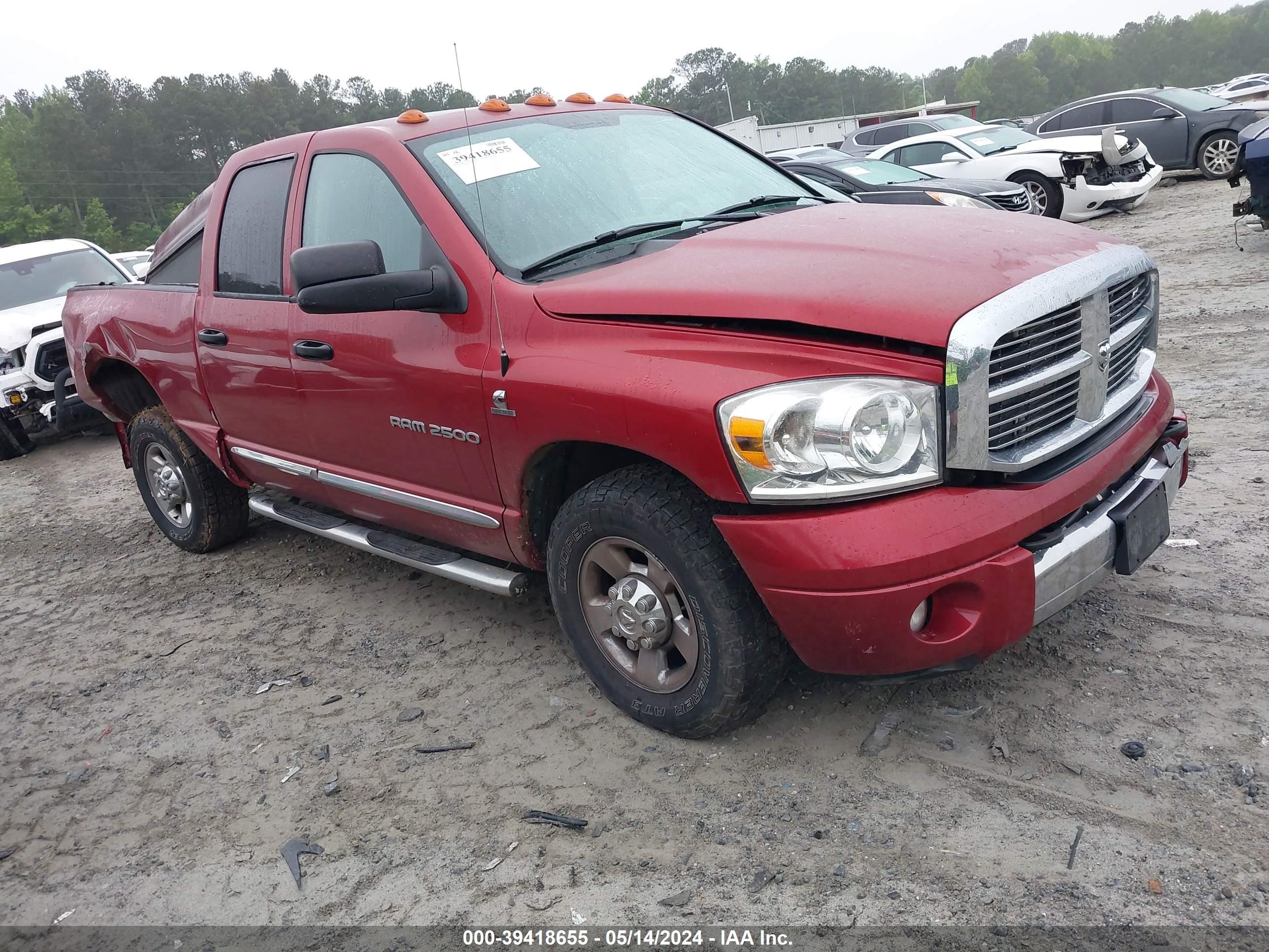 dodge ram 2006 3d7kr28c16g282670