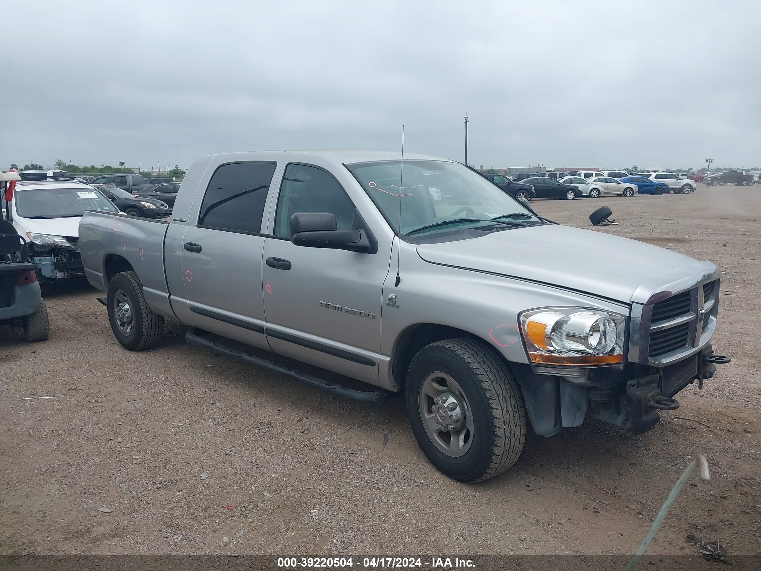 dodge ram 2006 3d7kr29c36g145972