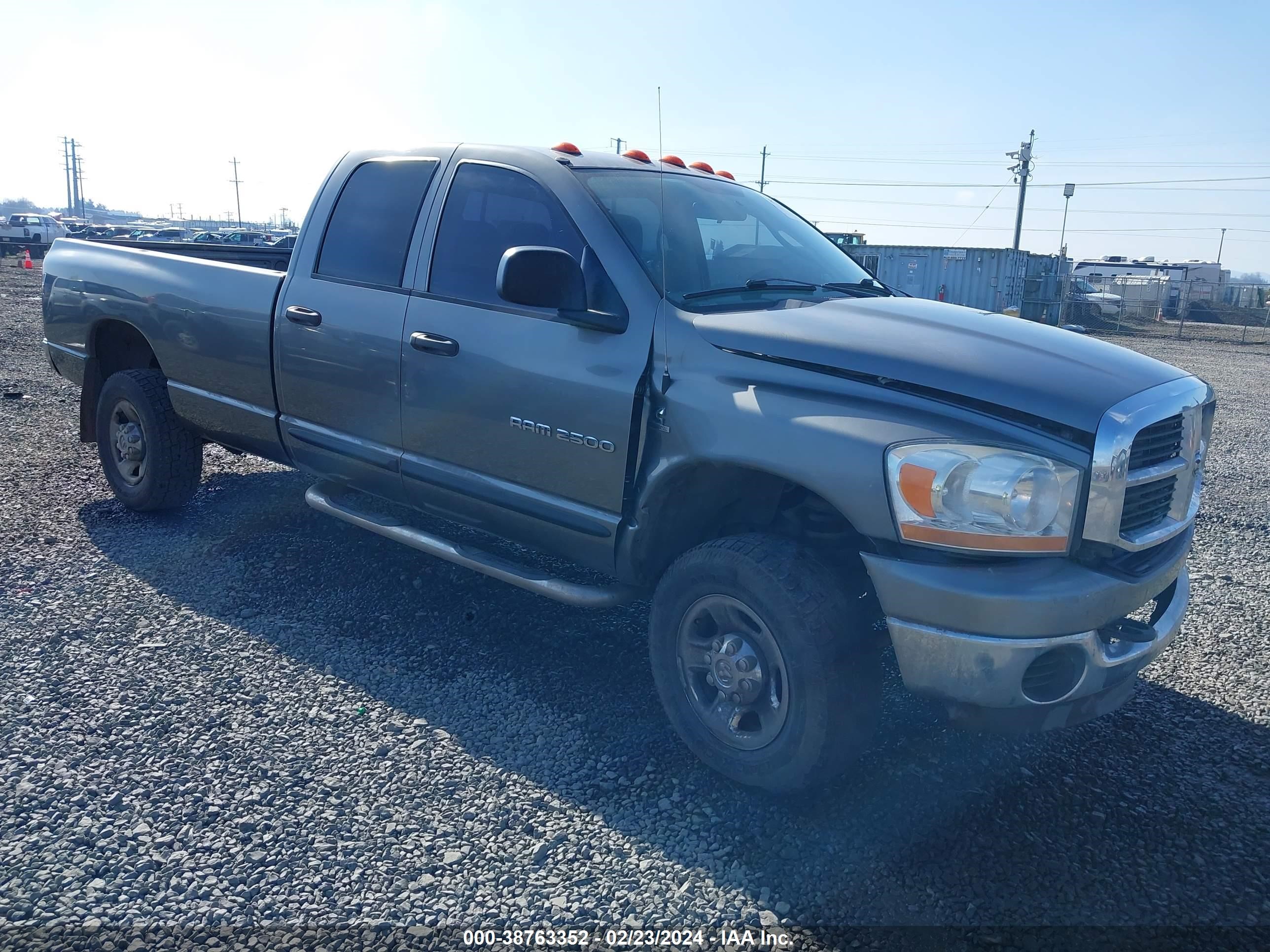 dodge ram 2006 3d7ks28c16g112913