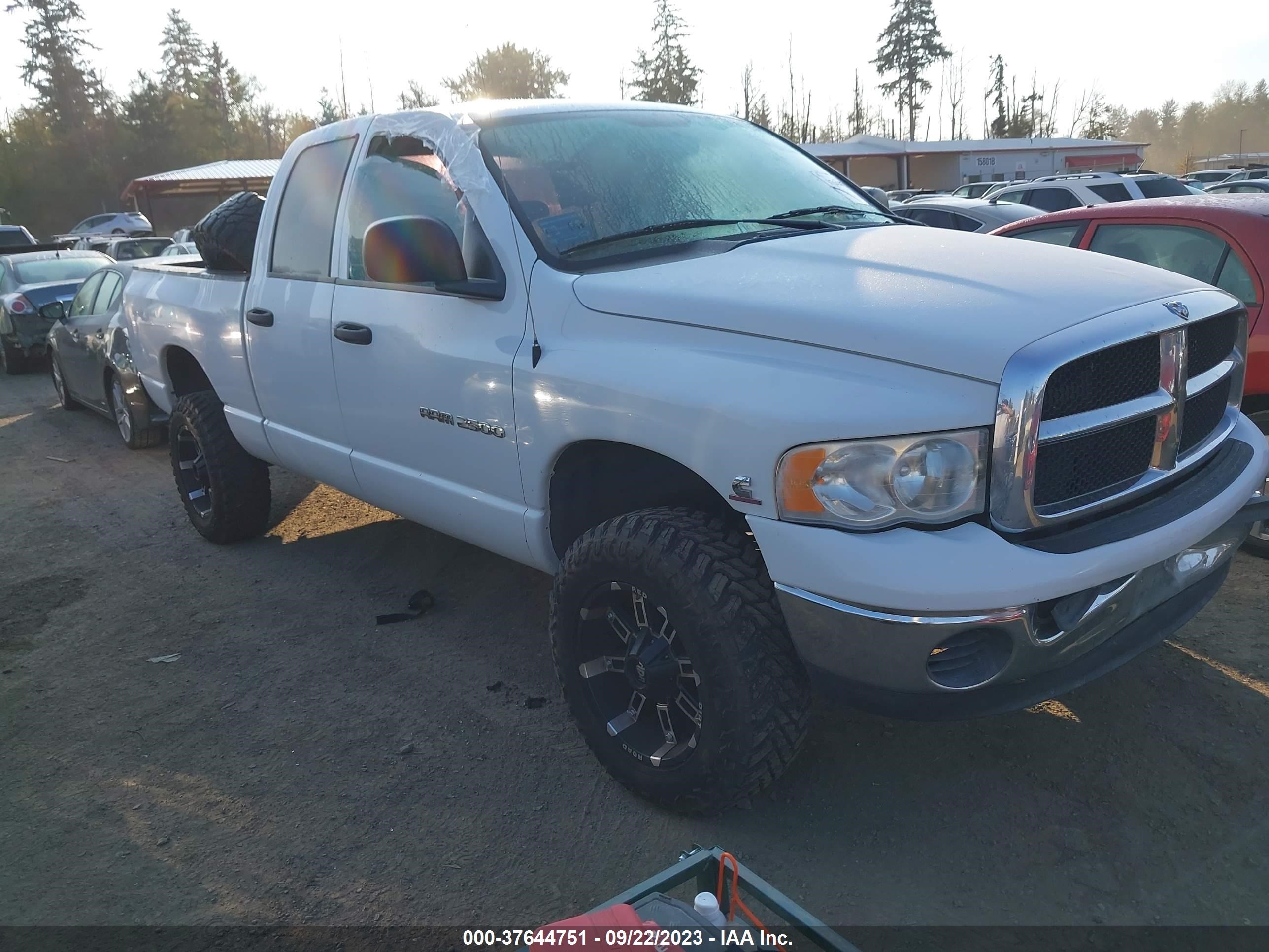 dodge ram 2005 3d7ks28c35g833040