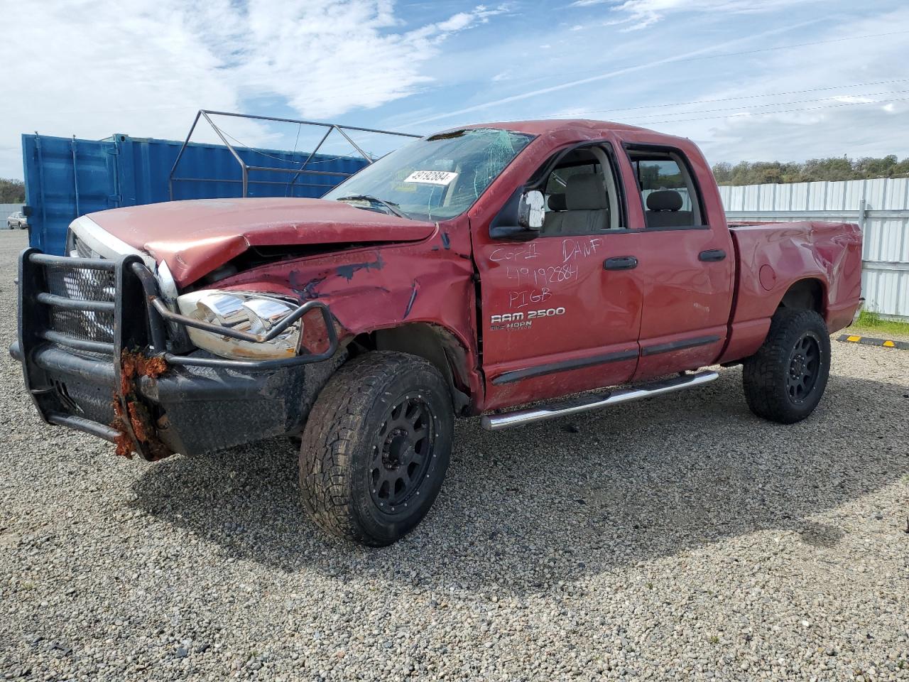 dodge ram 2006 3d7ks28c76g242727