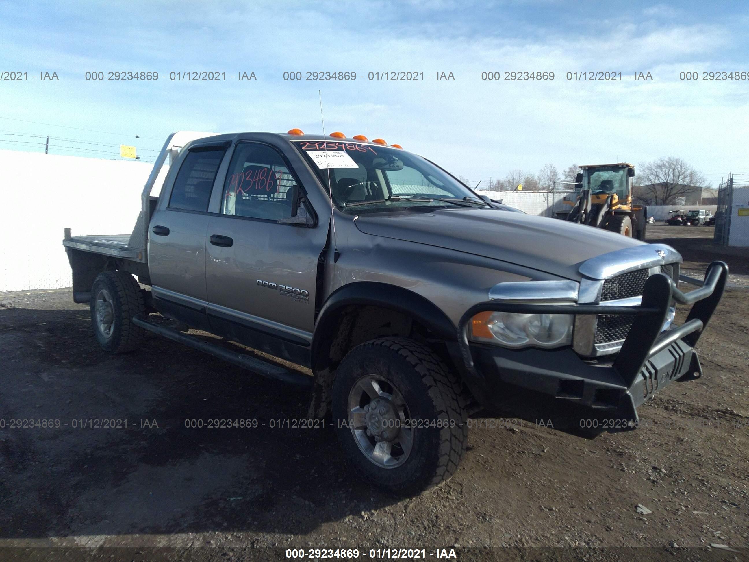 dodge ram 2005 3d7ks28cx5g805350