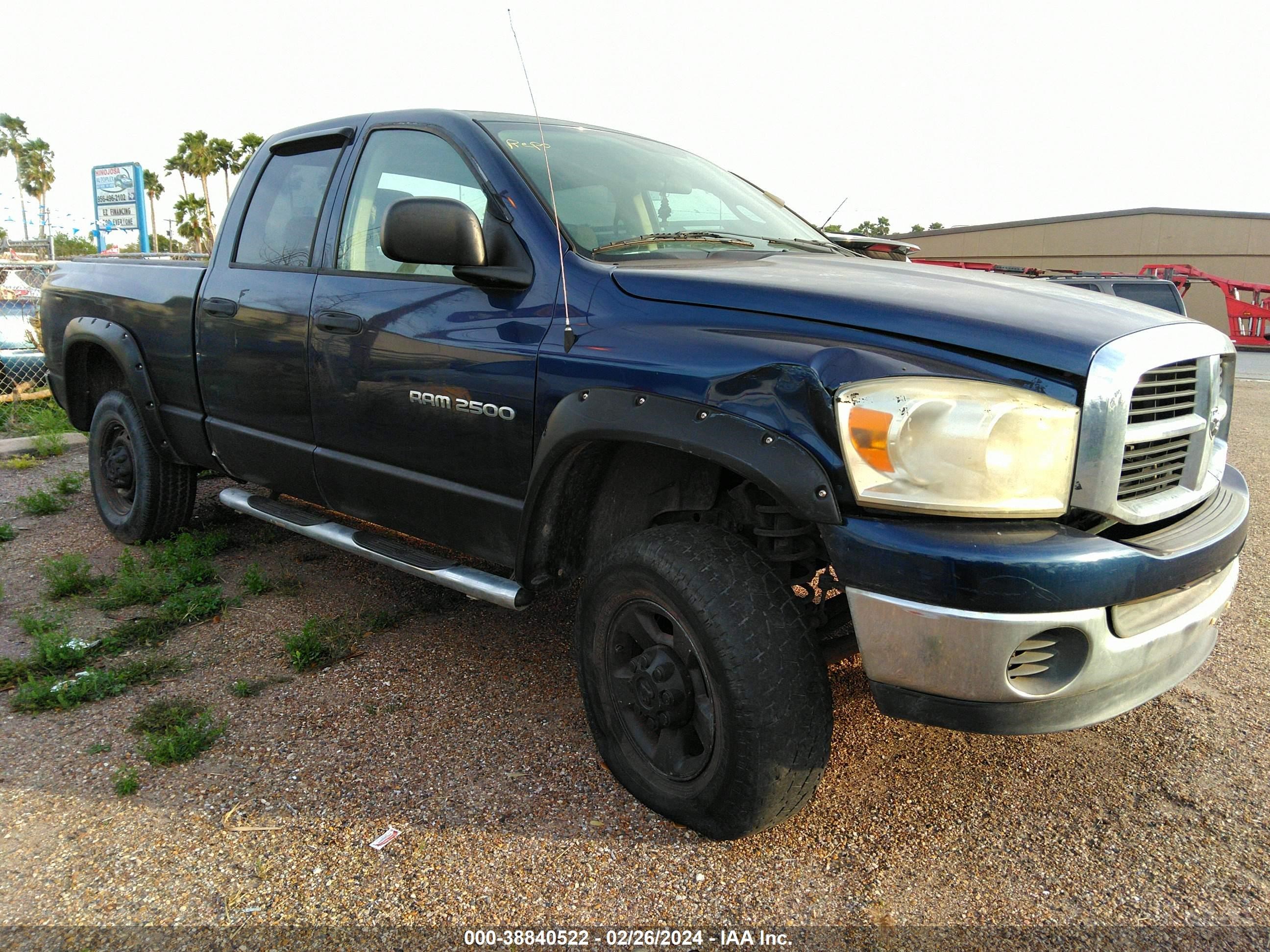 dodge ram 2006 3d7ks28d66g288686