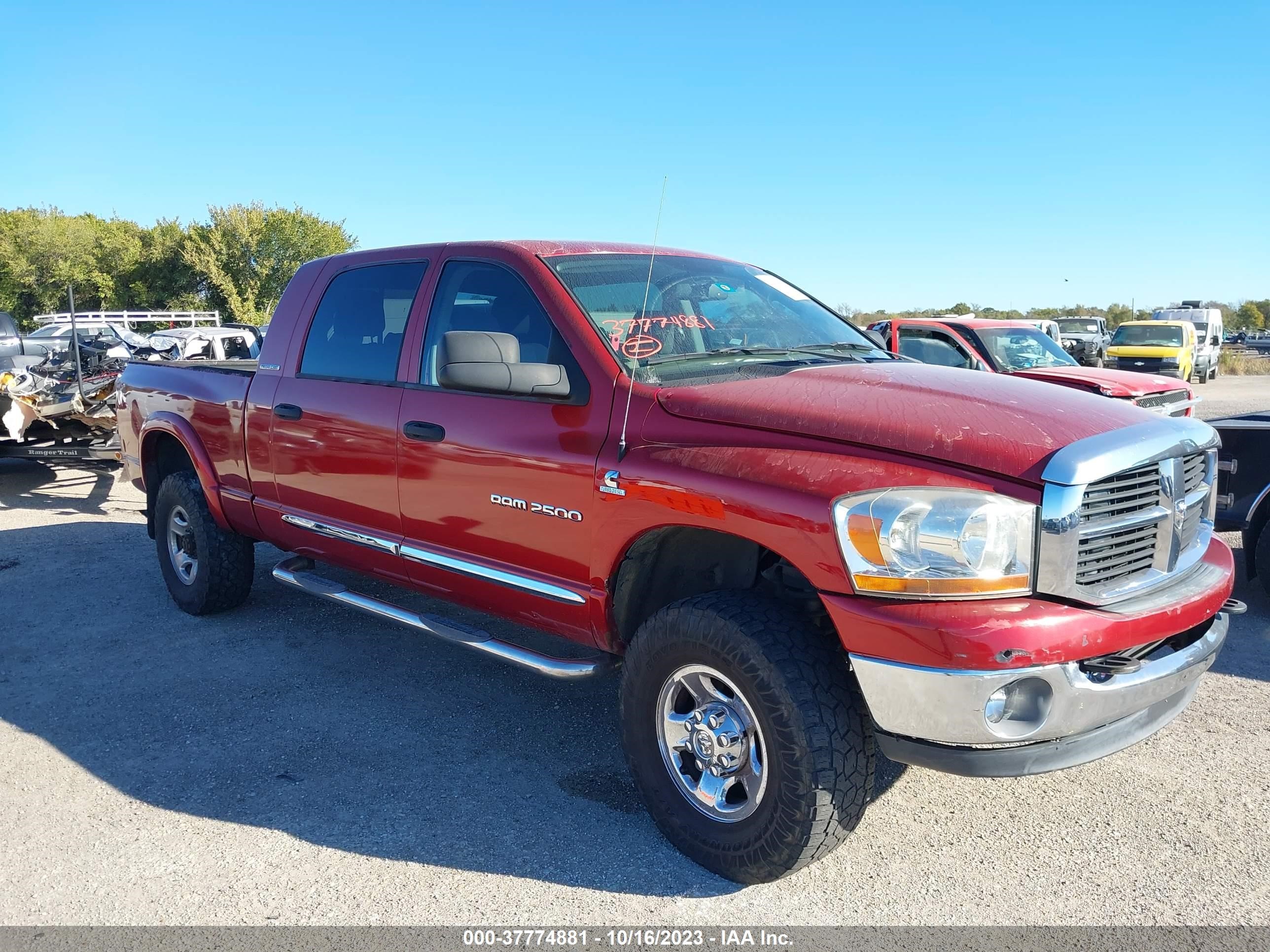 dodge ram 2006 3d7ks29c26g165232