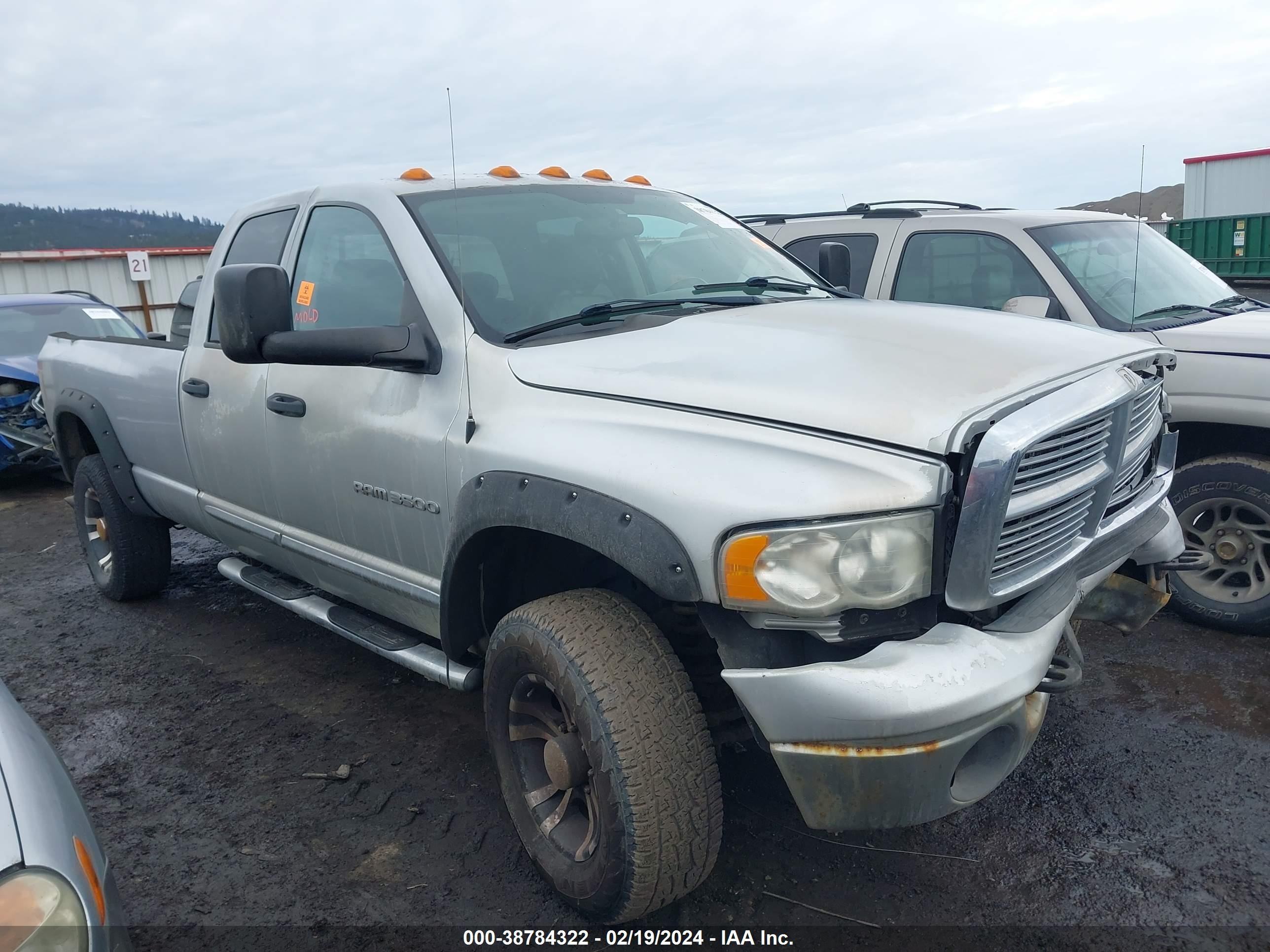 dodge ram 2004 3d7lu38c54g196848