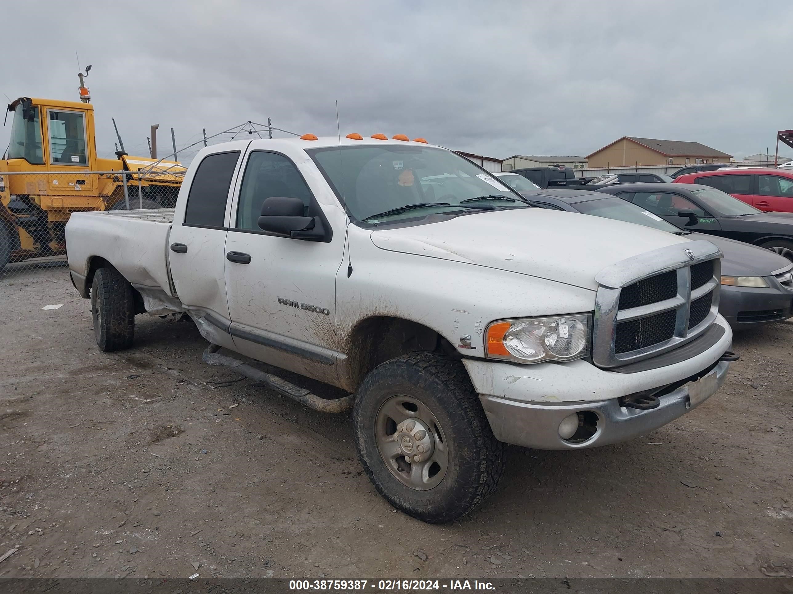 dodge ram 2004 3d7lu38c64g165818