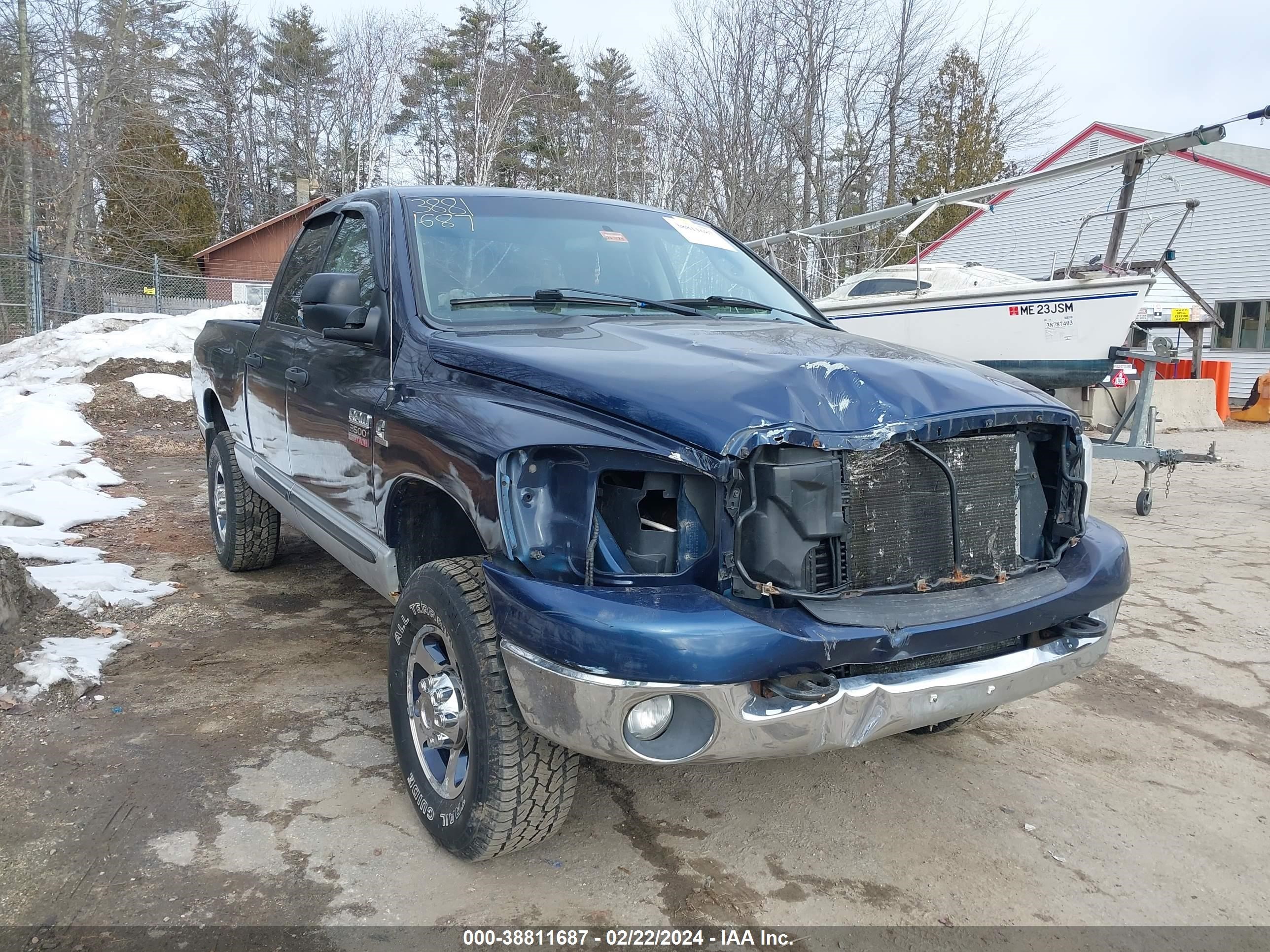 dodge ram 2007 3d7mx38a87g782698