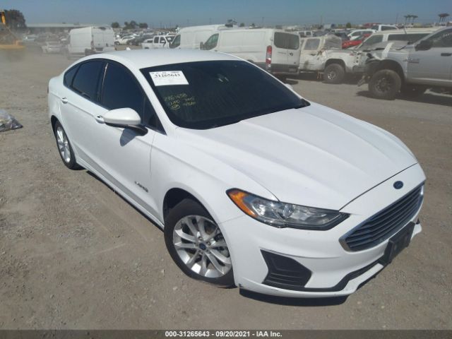 ford fusion hybrid 2019 3fa6p0lu0kr104131