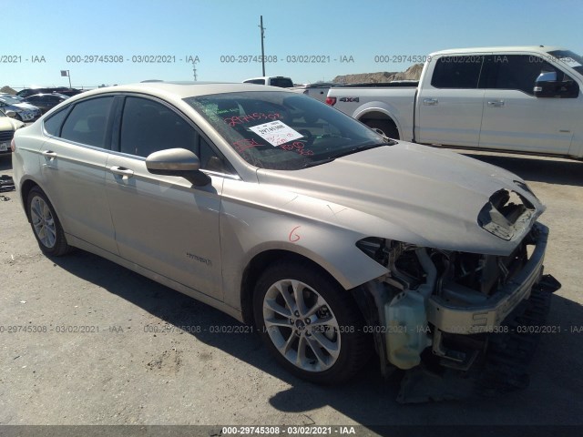 ford fusion hybrid 2019 3fa6p0lu1kr221569