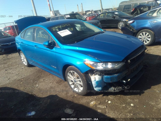 ford fusion hybrid 2019 3fa6p0lu1kr241028