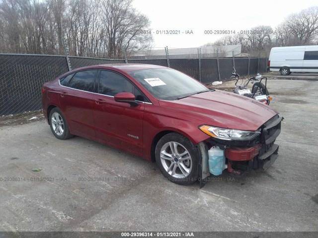 ford fusion hybrid 2018 3fa6p0lu3jr252949