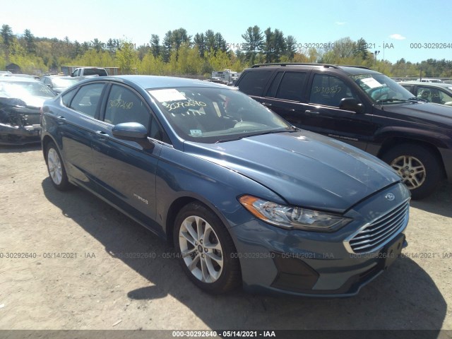 ford fusion hybrid 2019 3fa6p0lu3kr191524