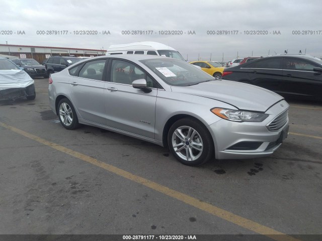 ford fusion hybrid 2018 3fa6p0lu9jr208180