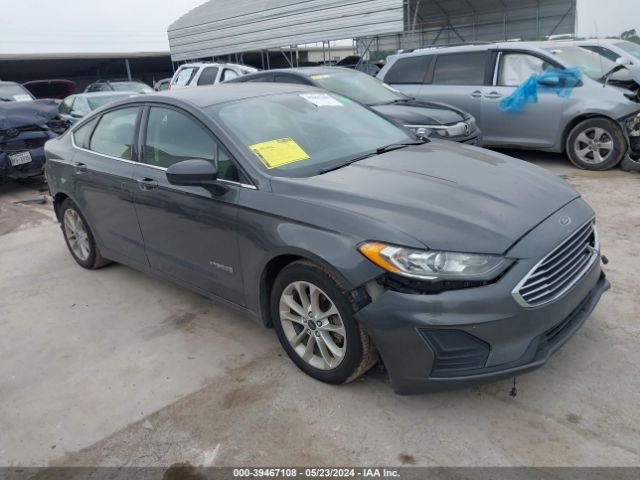 ford fusion hybrid 2019 3fa6p0lu9kr167051