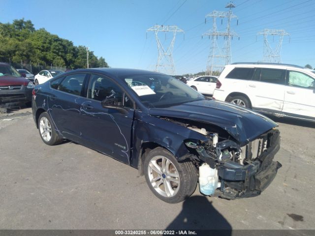 ford fusion hybrid 2018 3fa6p0luxjr234576