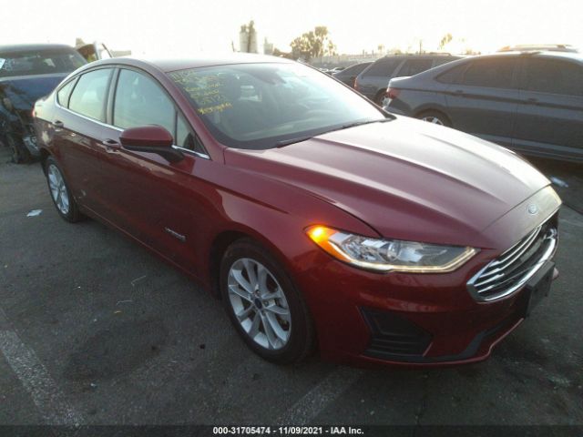 ford fusion hybrid 2019 3fa6p0luxkr134530