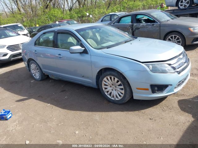 ford fusion hybrid 2010 3fadp0l3xar206047