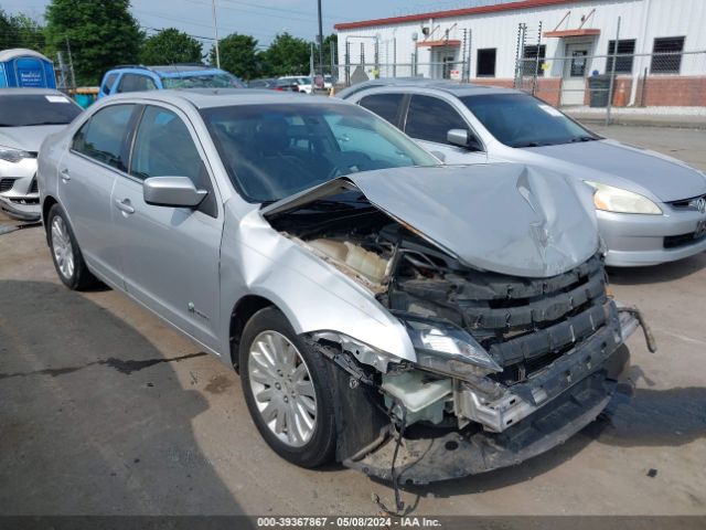 ford fusion hybrid 2010 3fadp0l3xar267513