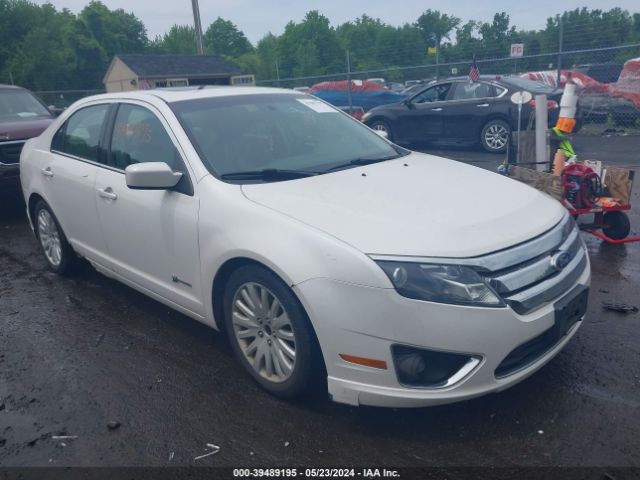 ford fusion hybrid 2010 3fadp0l3xar284831