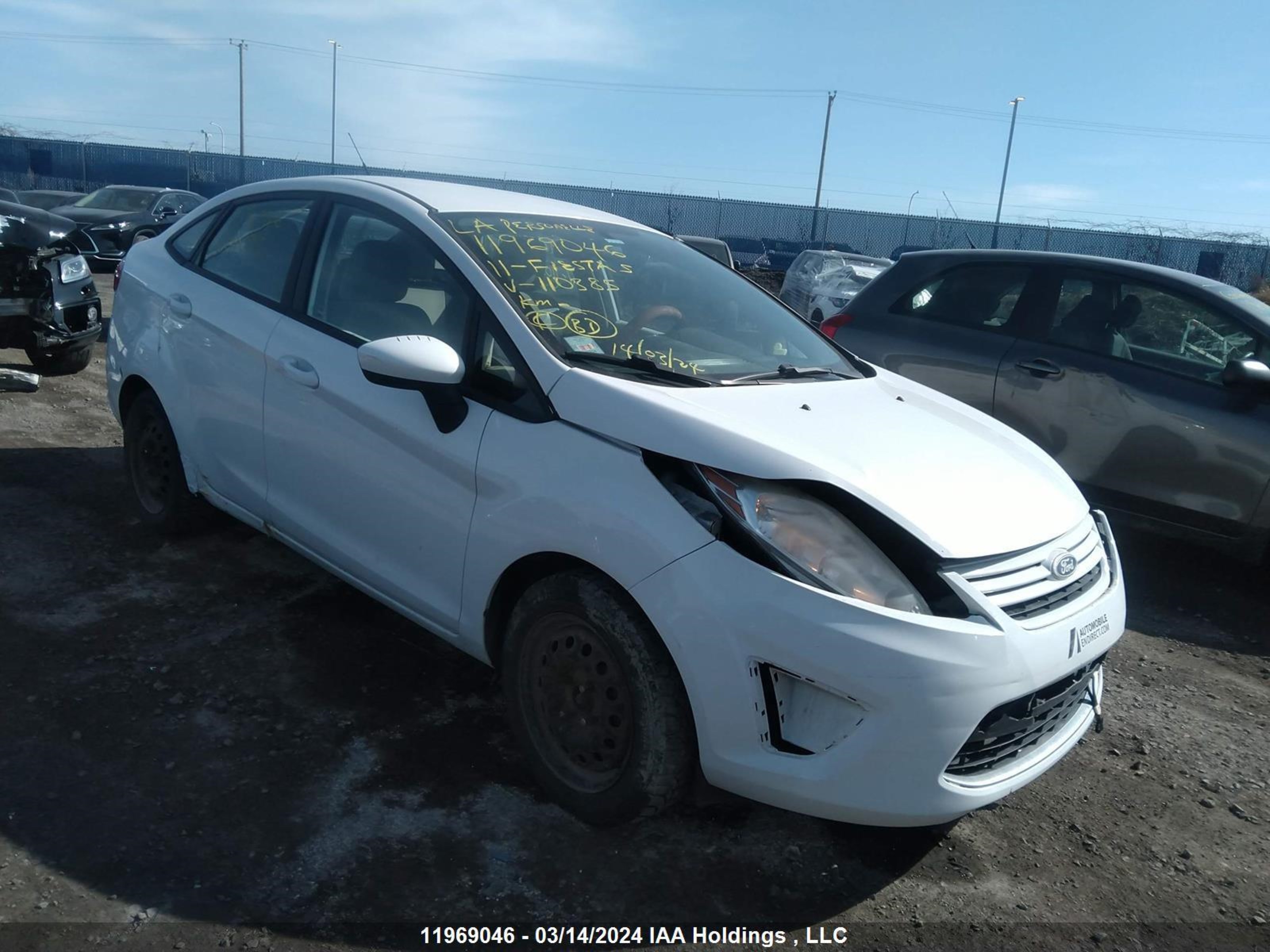 ford fiesta 2011 3fadp4aj0bm110385