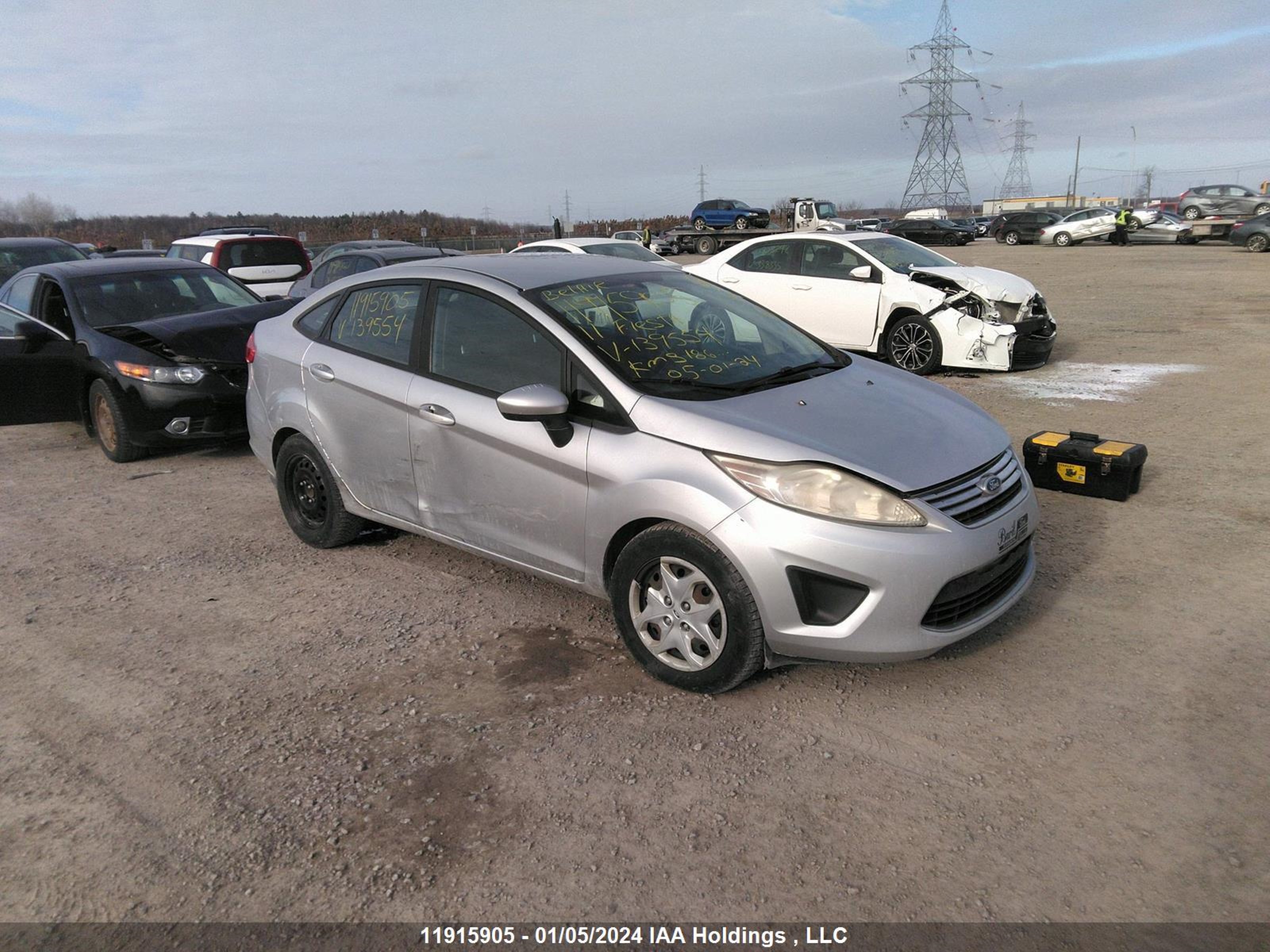 ford fiesta 2011 3fadp4bj1bm139554