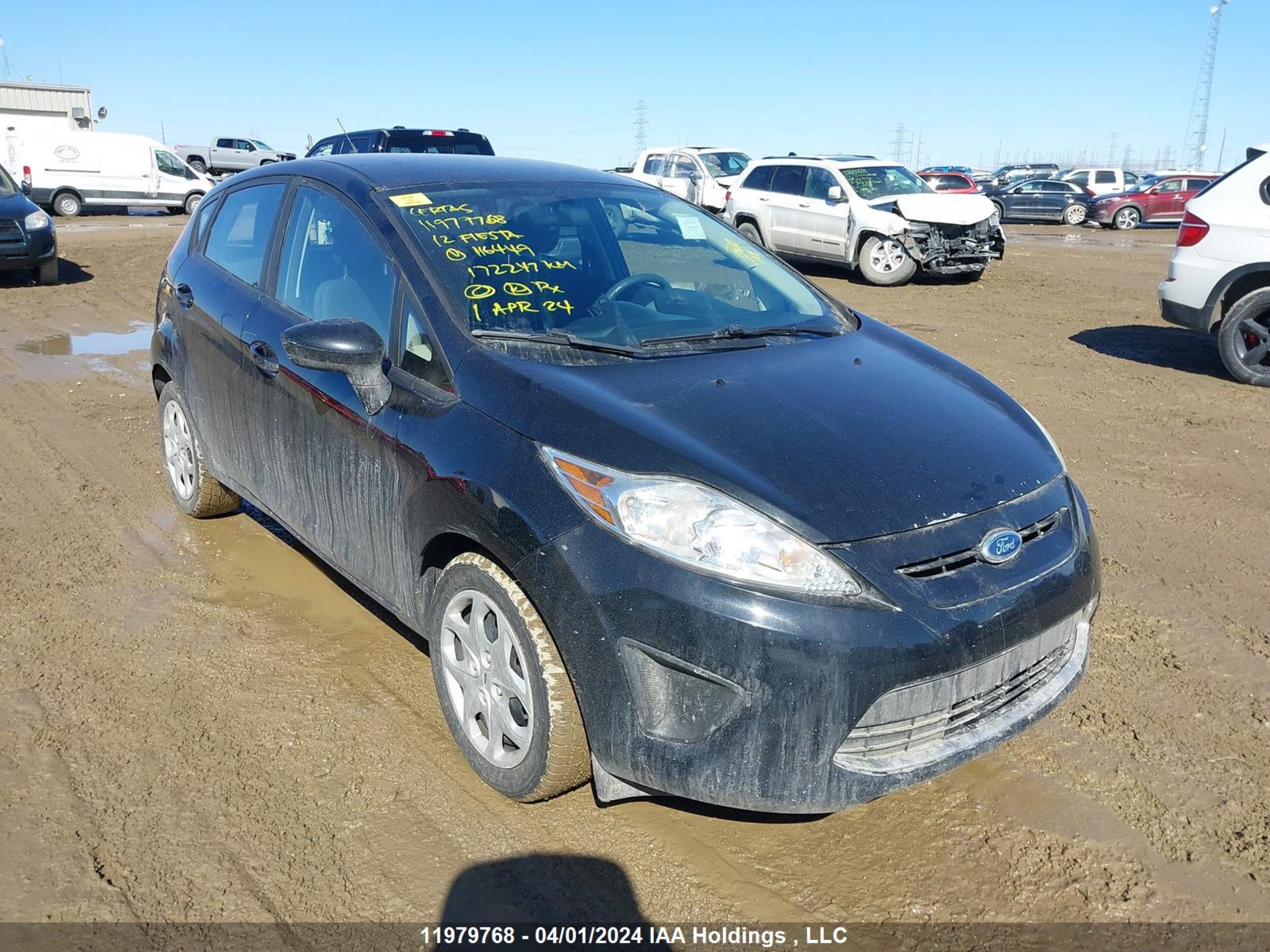 ford fiesta 2012 3fadp4ej3cm116449