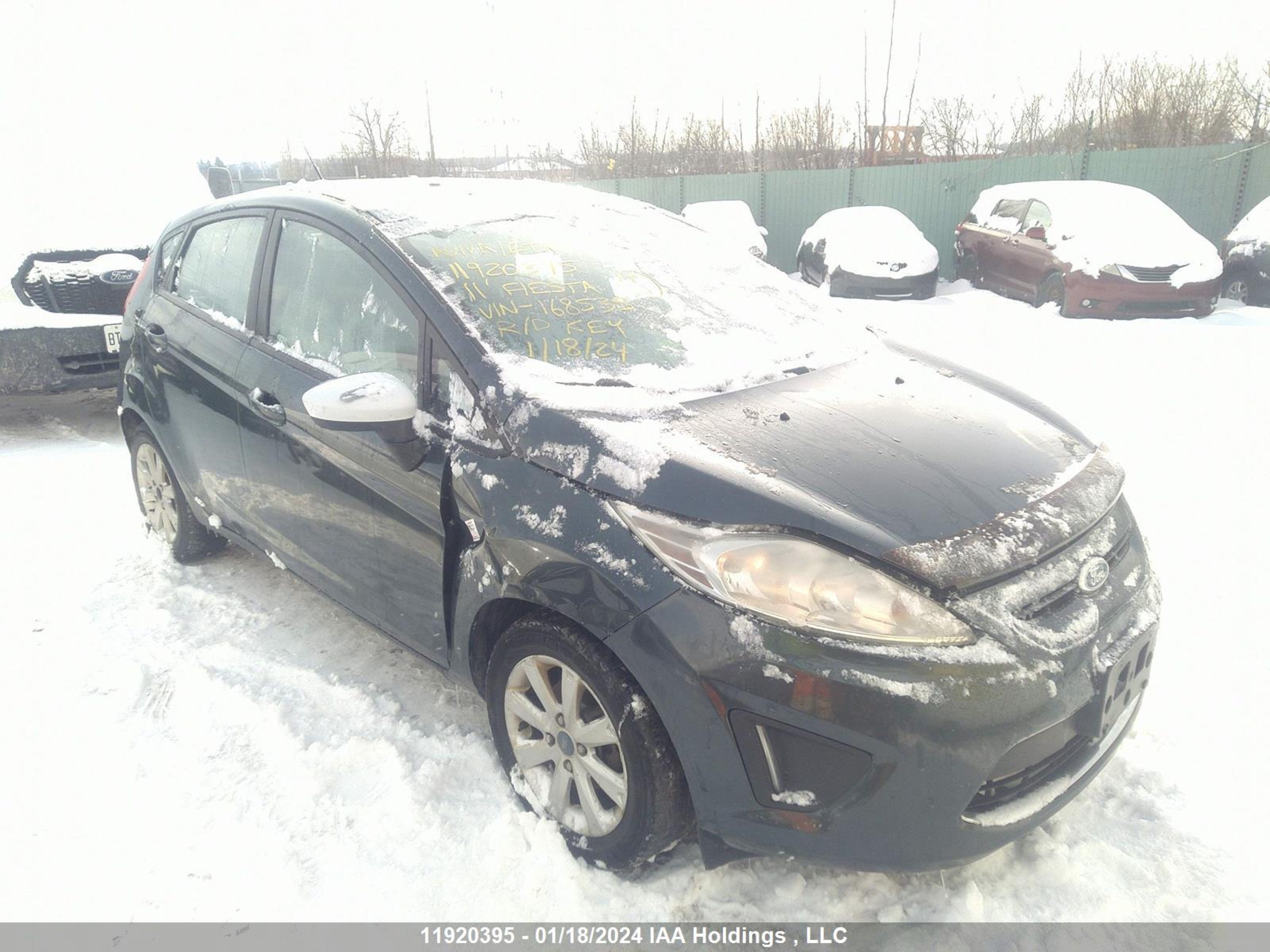 ford fiesta 2011 3fadp4ej5bm168535