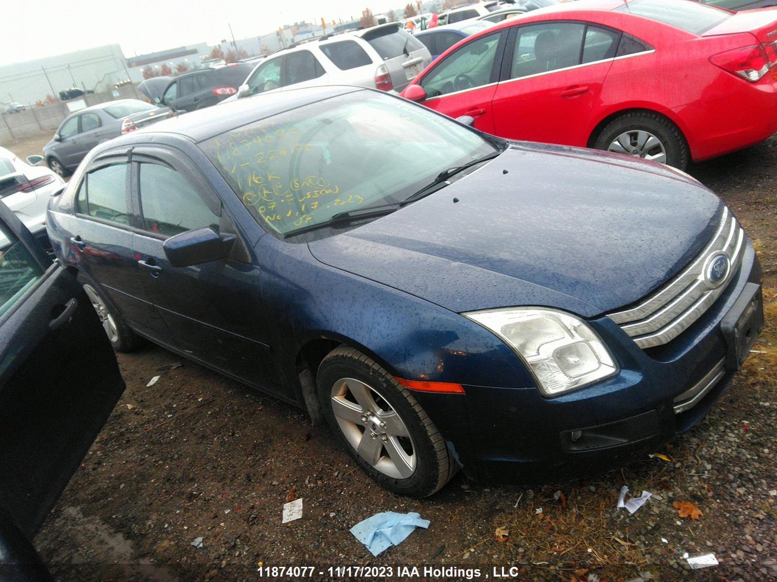 ford fusion 2007 3fahp01197r226172