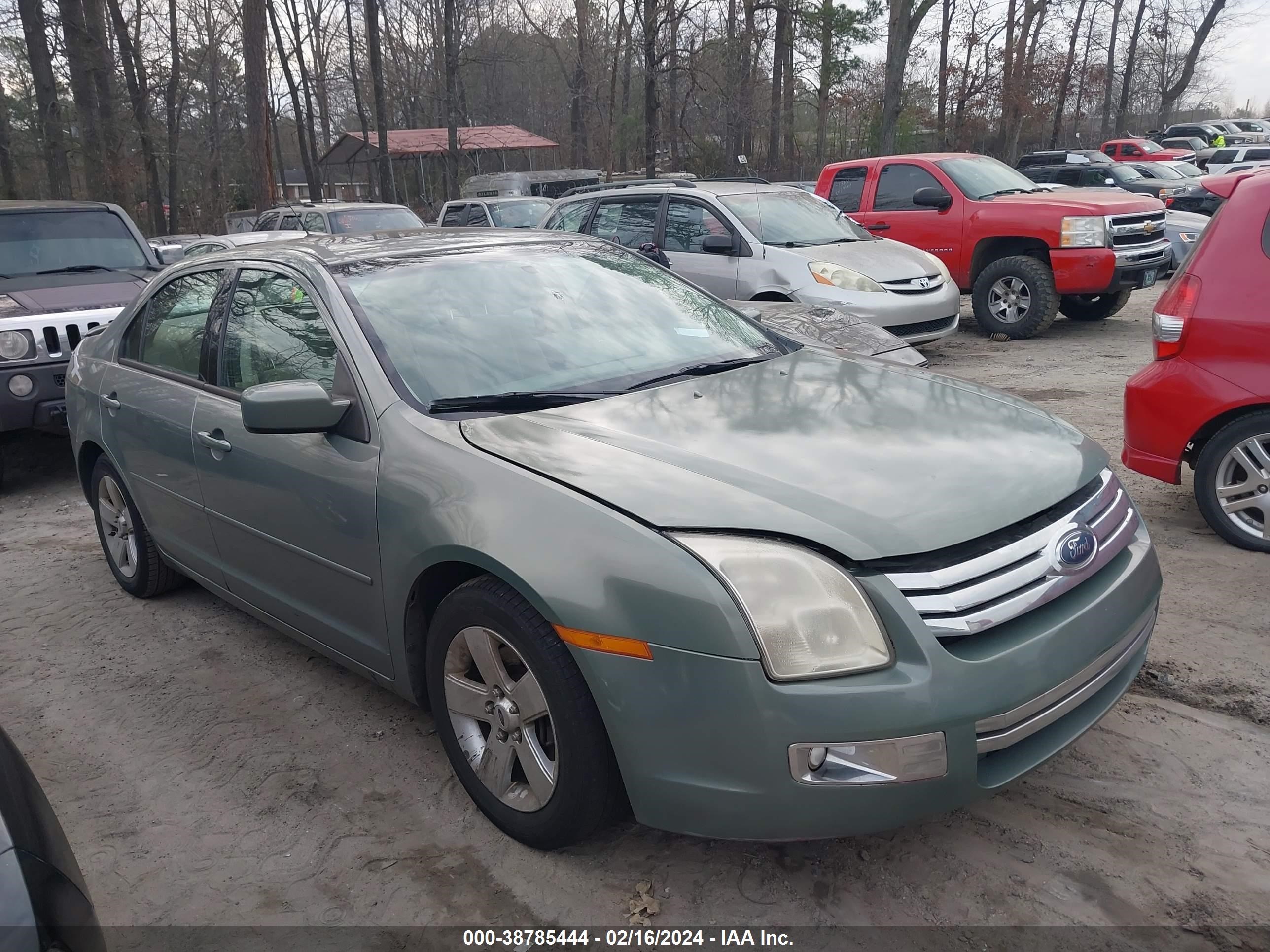 ford fusion 2008 3fahp07z28r206697